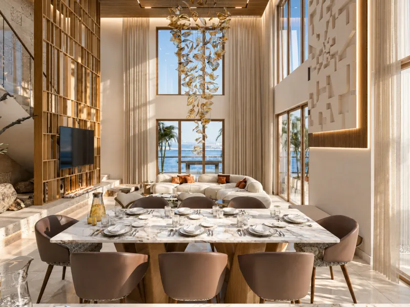 Exclusivo penthouse de nueva construcción en una torre de diseño biofílico con vistas al mar en Dubai Maritime City, Dubái