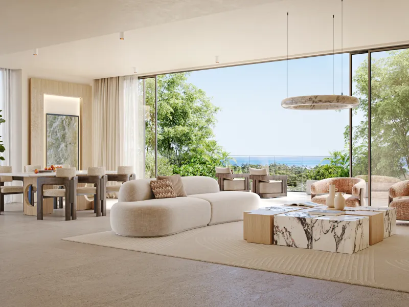 Exclusivo penthouse de nueva construcción en una torre de diseño biofílico con vistas al mar en Dubai Maritime City, Dubái