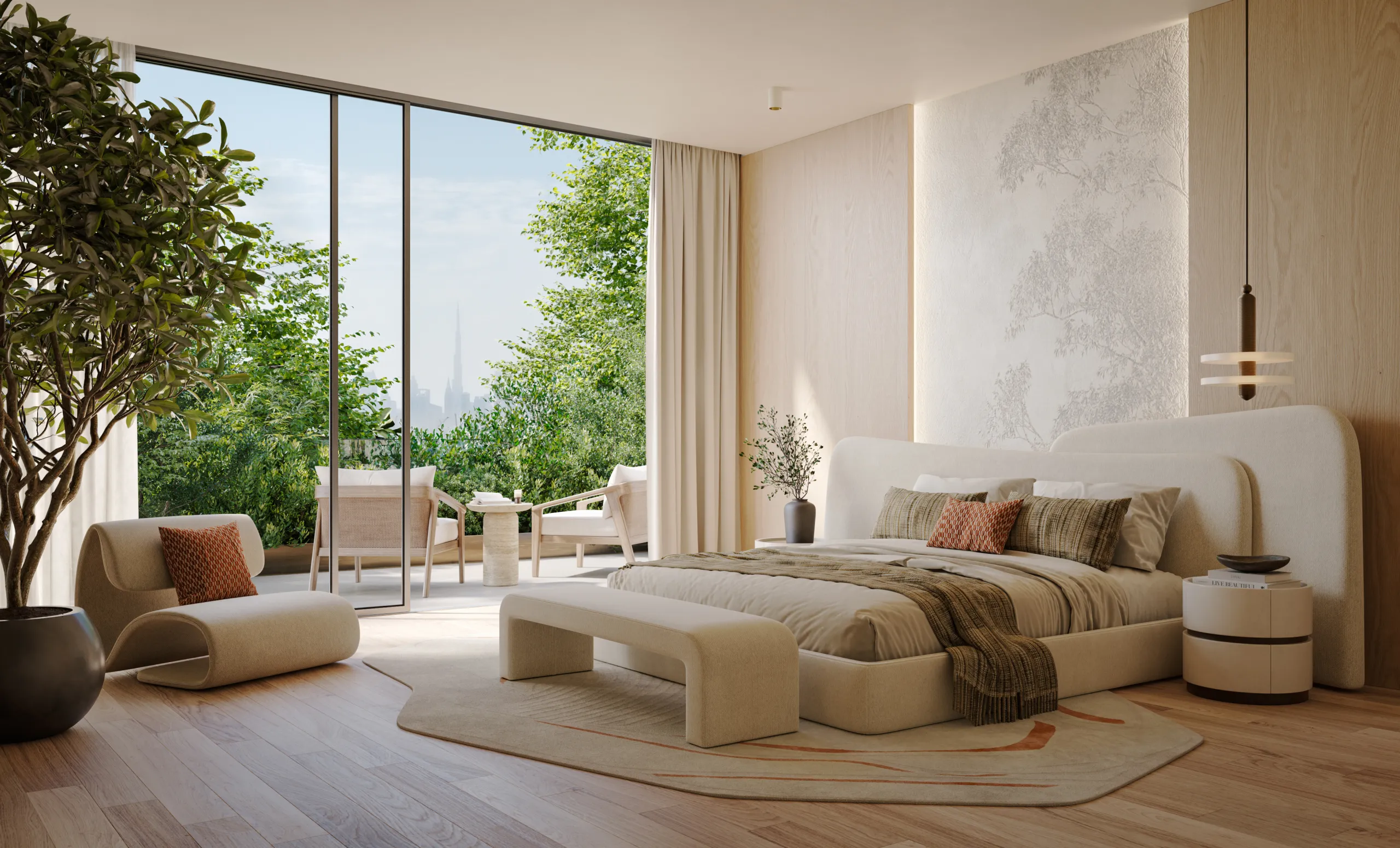 Exclusivo penthouse de nueva construcción en una torre de diseño biofílico con vistas al mar en Dubai Maritime City, Dubái