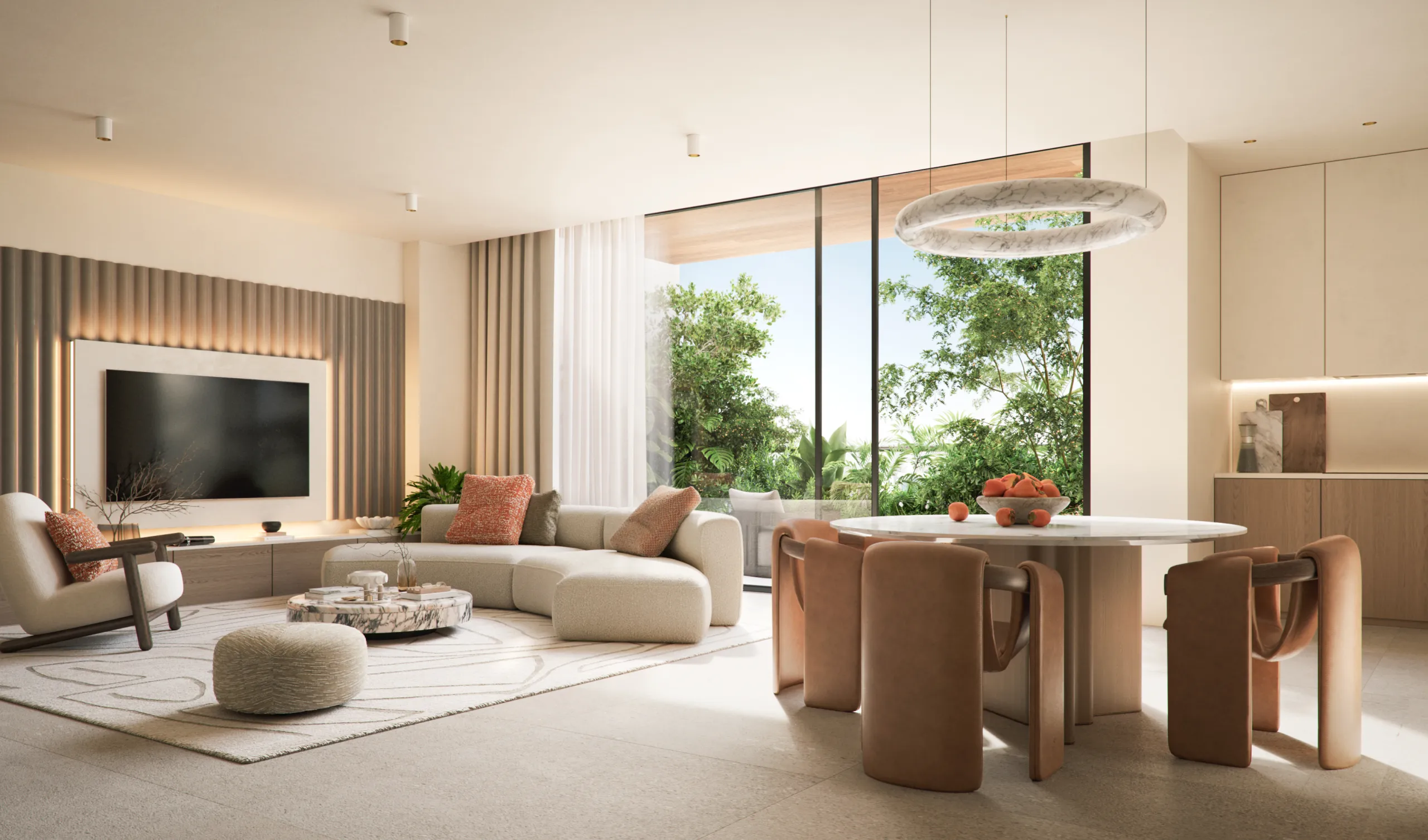 Exclusivo penthouse de nueva construcción en una torre de diseño biofílico con vistas al mar en Dubai Maritime City, Dubái