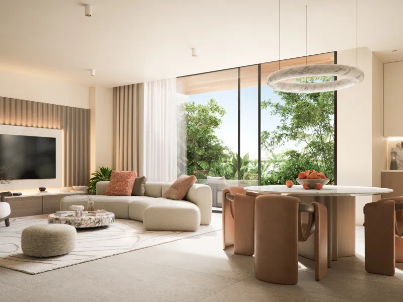 Exclusivo penthouse de nueva construcción en una torre de diseño biofílico con vistas al mar en Dubai Maritime City, Dubái