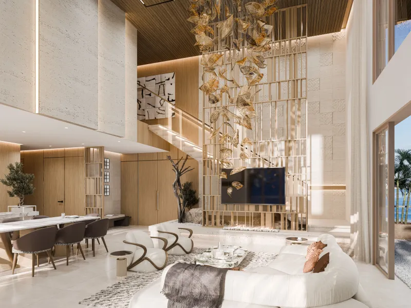 Exclusivo penthouse de nueva construcción en una torre de diseño biofílico con vistas al mar en Dubai Maritime City, Dubái