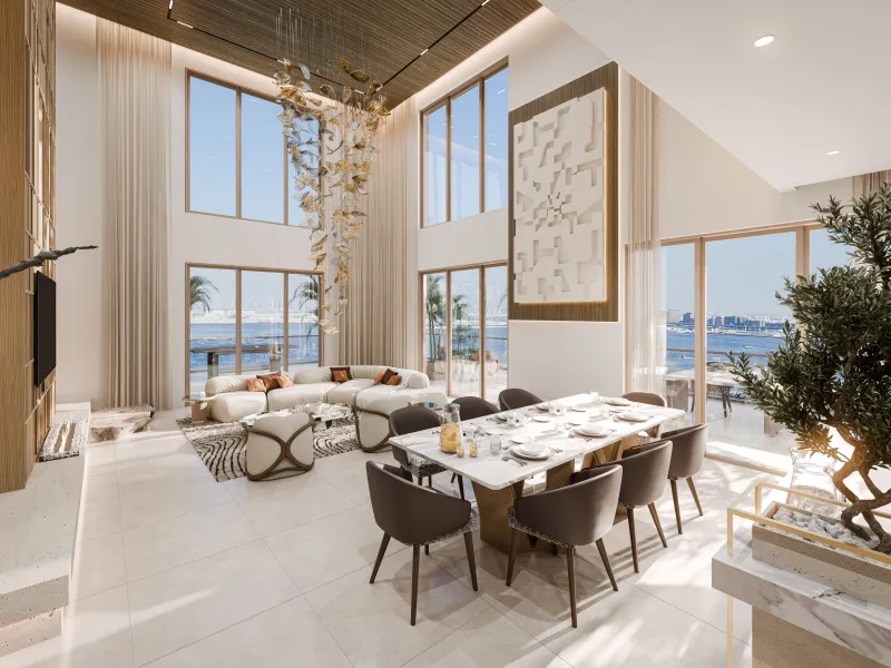 Exclusivo penthouse de nueva construcción en una torre de diseño biofílico con vistas al mar en Dubai Maritime City, Dubái