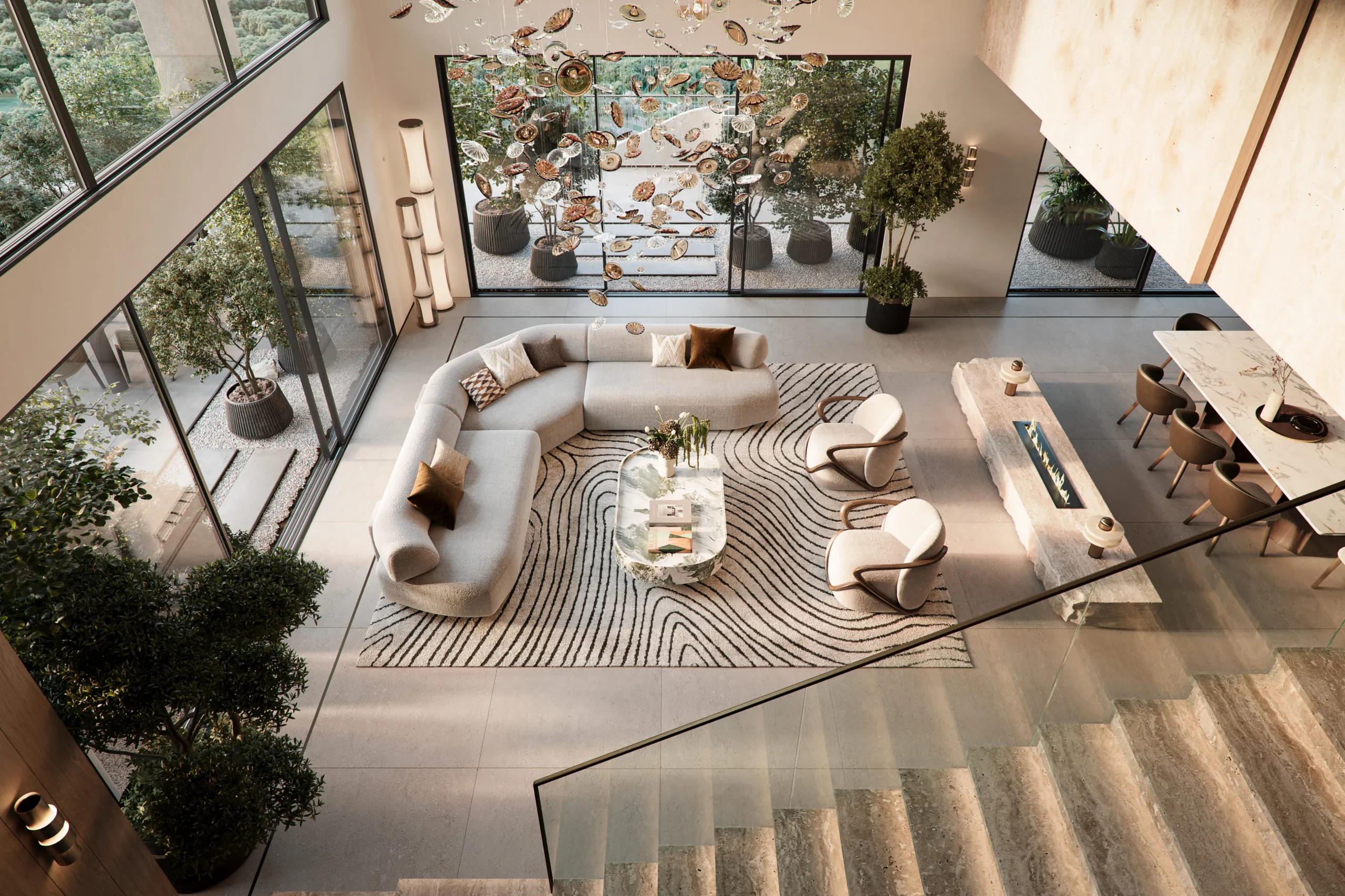 Exclusivo penthouse de nueva construcción en una torre de diseño biofílico con vistas al mar en Dubai Maritime City, Dubái