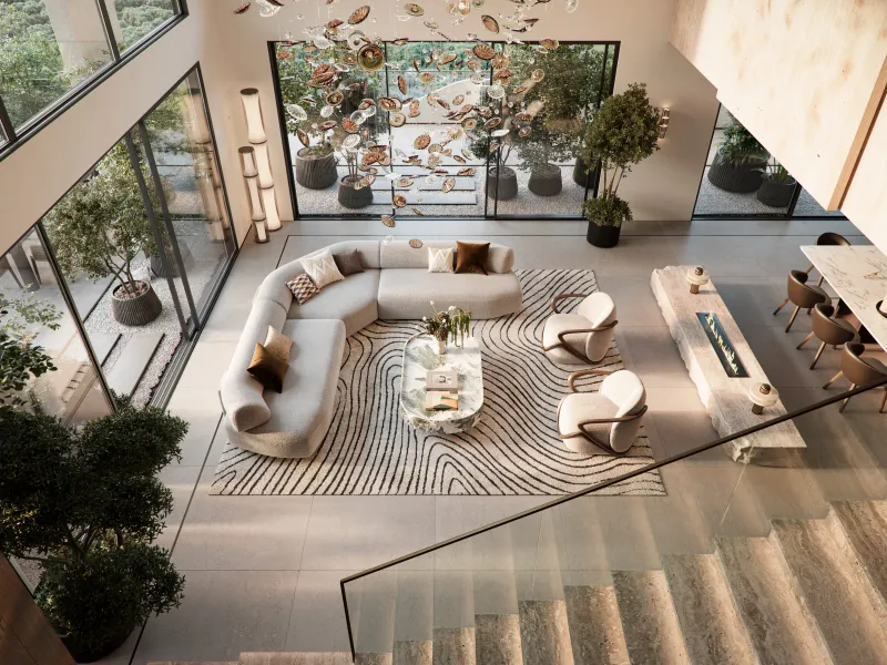 Exclusivo penthouse de nueva construcción en una torre de diseño biofílico con vistas al mar en Dubai Maritime City, Dubái