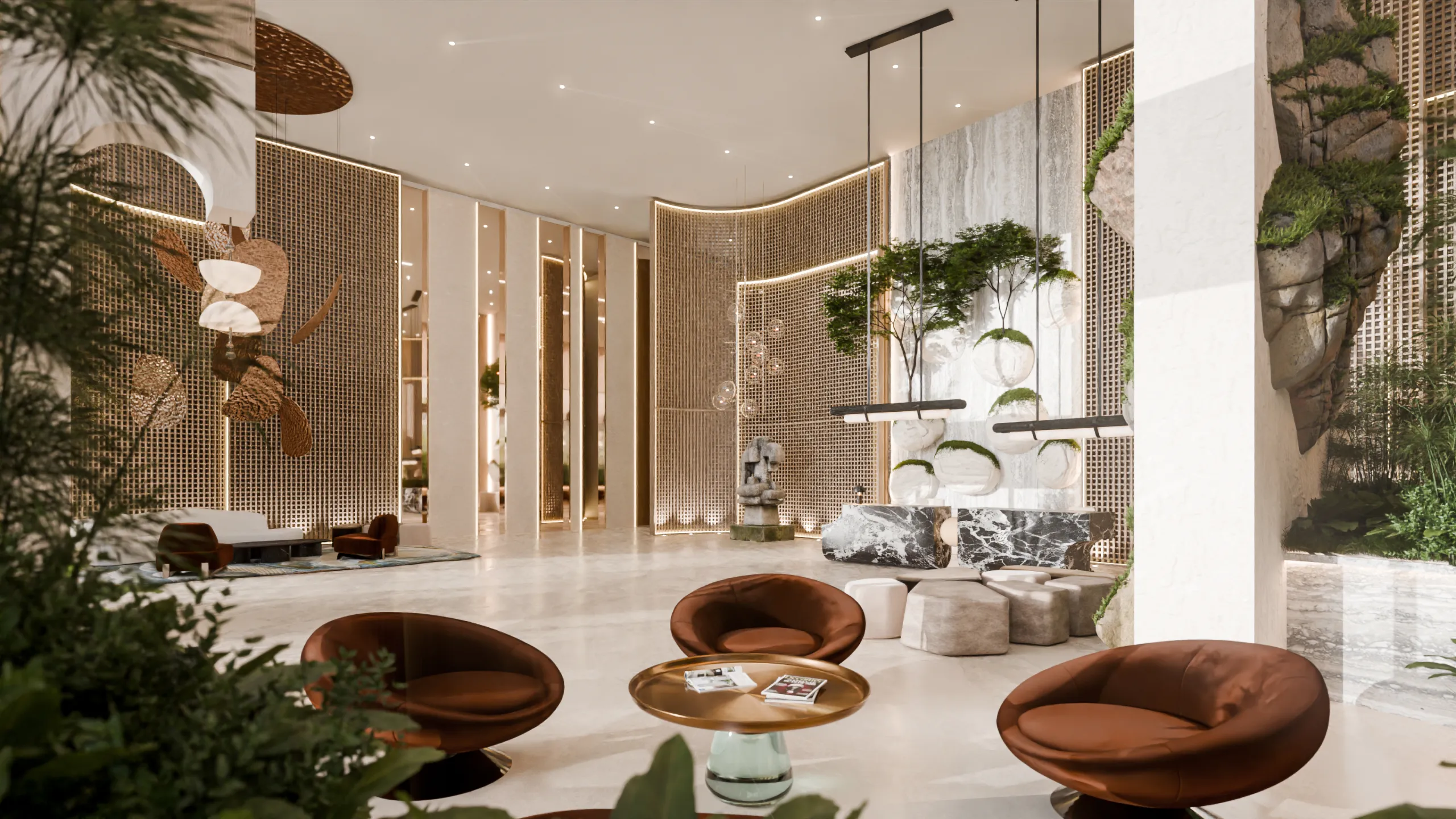 Exclusivo penthouse de nueva construcción en una torre de diseño biofílico con vistas al mar en Dubai Maritime City, Dubái