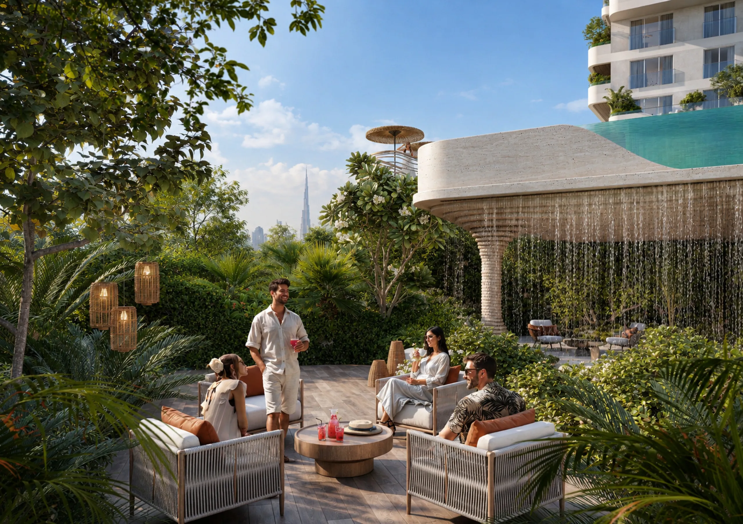 Exclusivo penthouse de nueva construcción en una torre de diseño biofílico con vistas al mar en Dubai Maritime City, Dubái