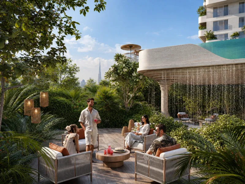 Exclusivo penthouse de nueva construcción en una torre de diseño biofílico con vistas al mar en Dubai Maritime City, Dubái