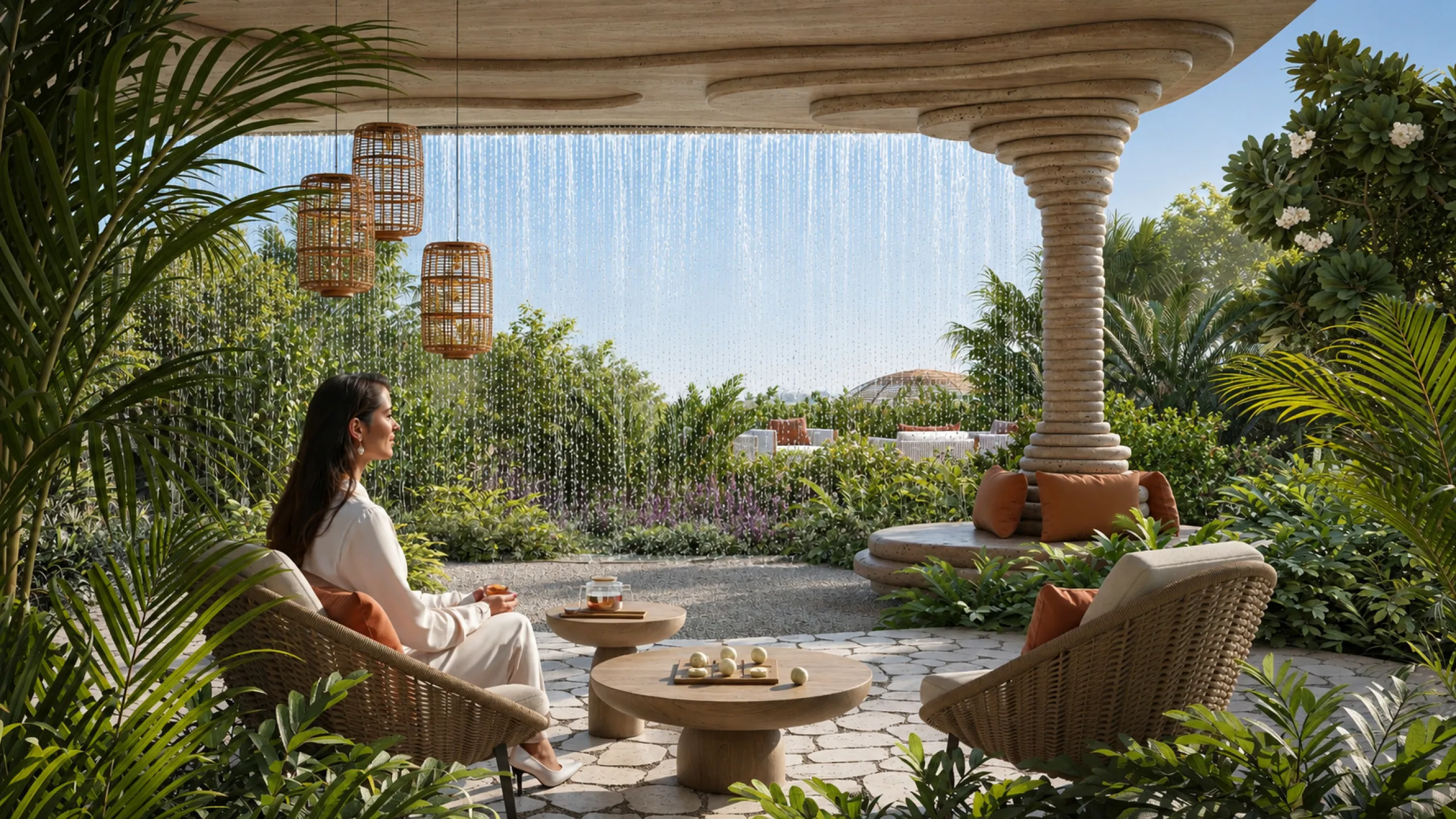 Exclusivo penthouse de nueva construcción en una torre de diseño biofílico con vistas al mar en Dubai Maritime City, Dubái