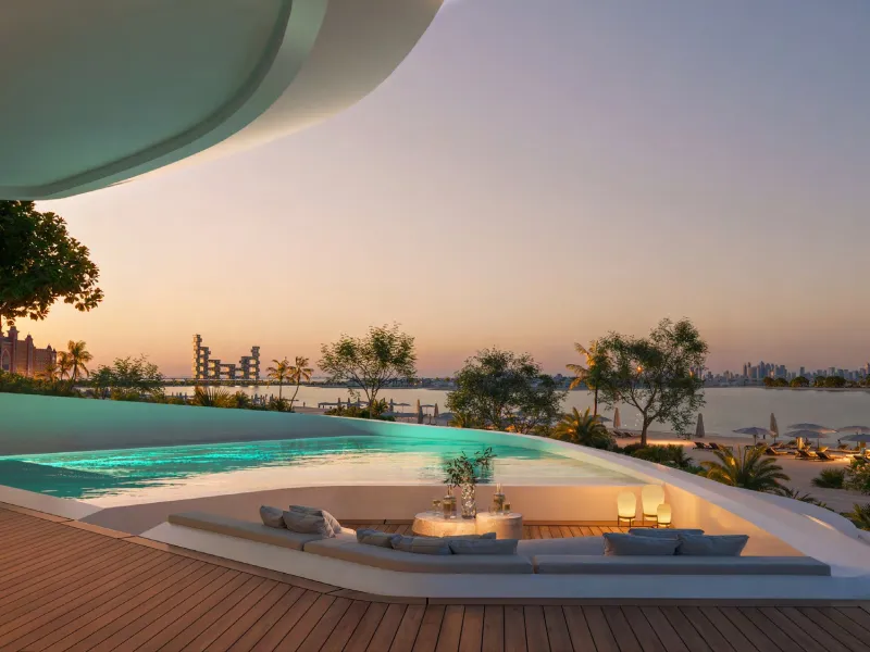 Exclusive New-Build Beach Mansions with Infinity Pool and Direct Beach Access on Palm Jumeirah, Dubai