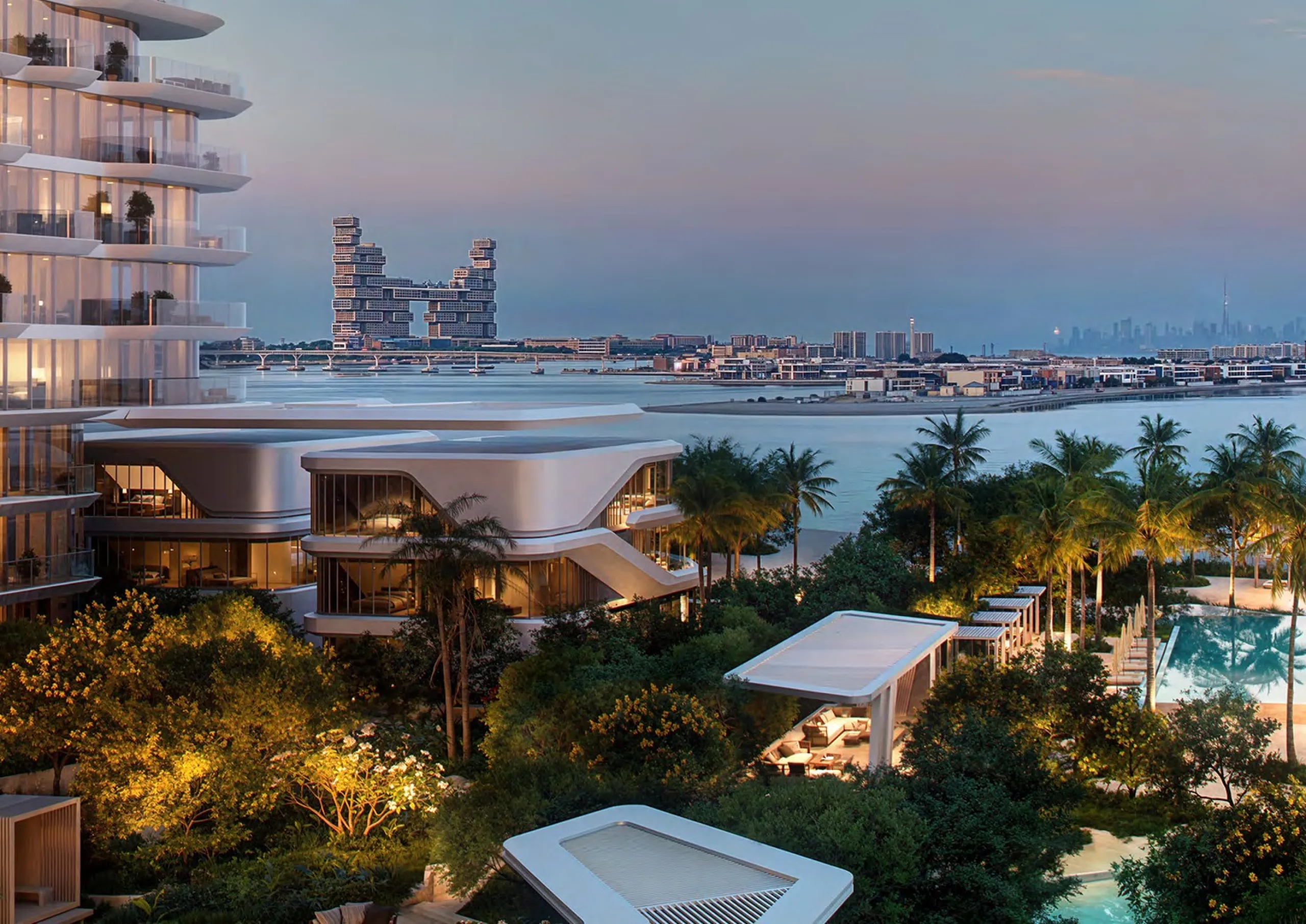 Exclusive New-Build Beach Mansions with Infinity Pool and Direct Beach Access on Palm Jumeirah, Dubai