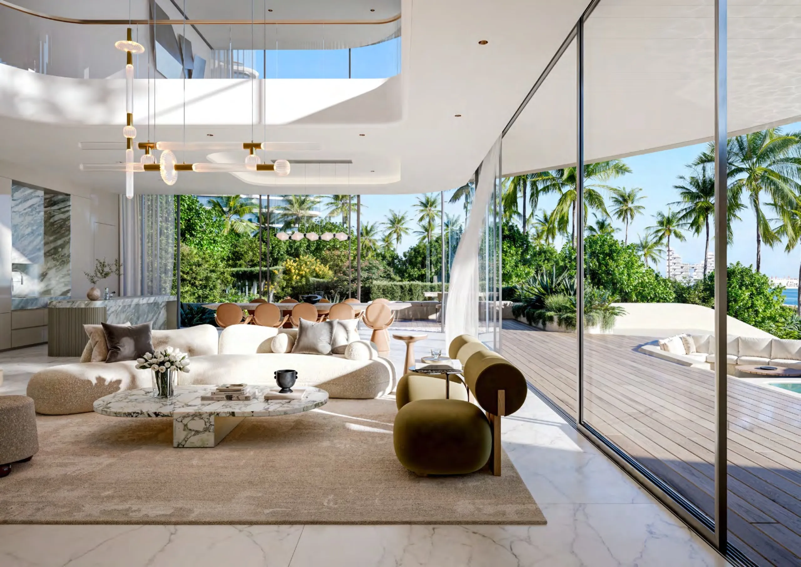 Exclusive New-Build Beach Mansions with Infinity Pool and Direct Beach Access on Palm Jumeirah, Dubai