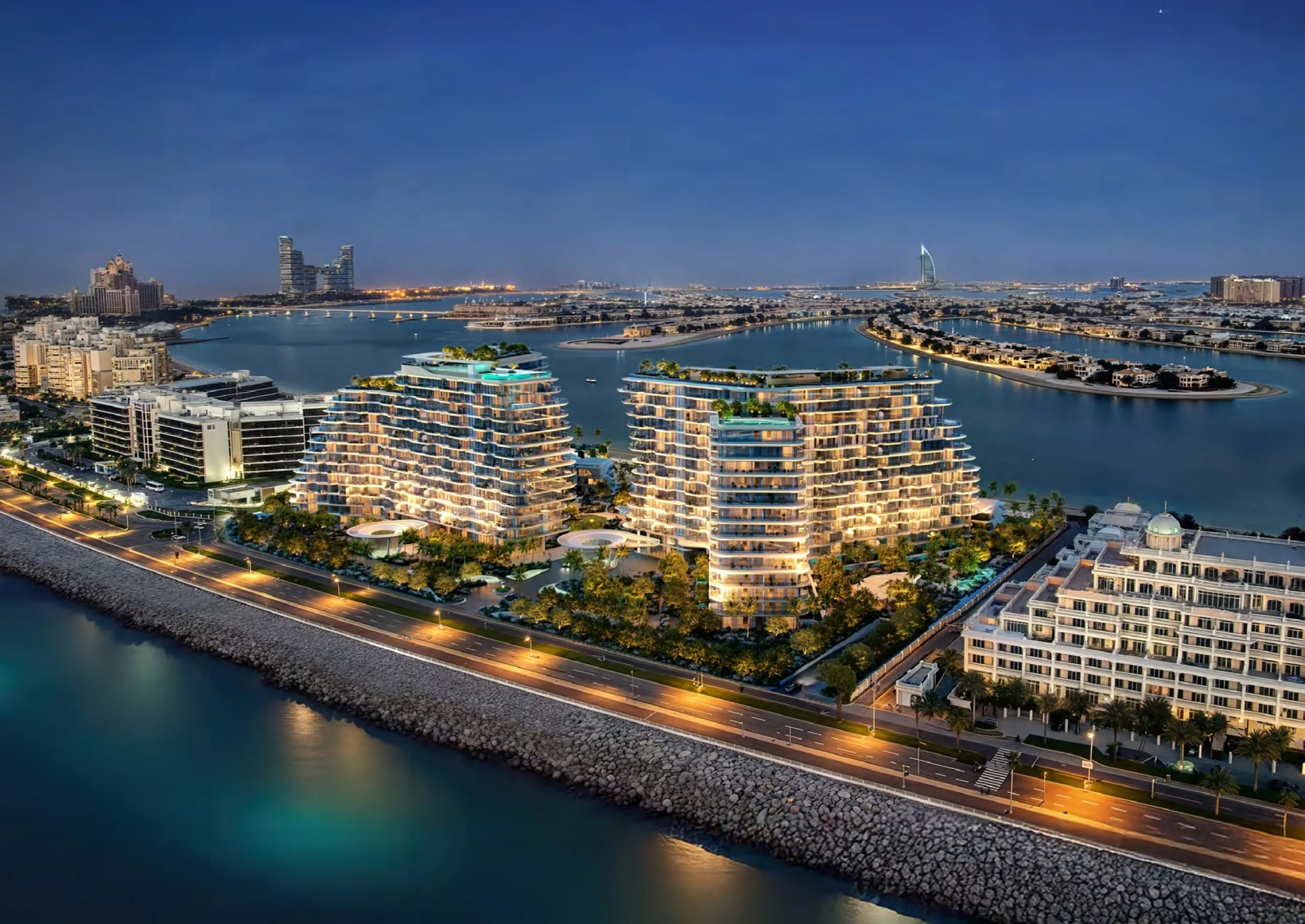 Exclusive New-Build Beach Mansions with Infinity Pool and Direct Beach Access on Palm Jumeirah, Dubai