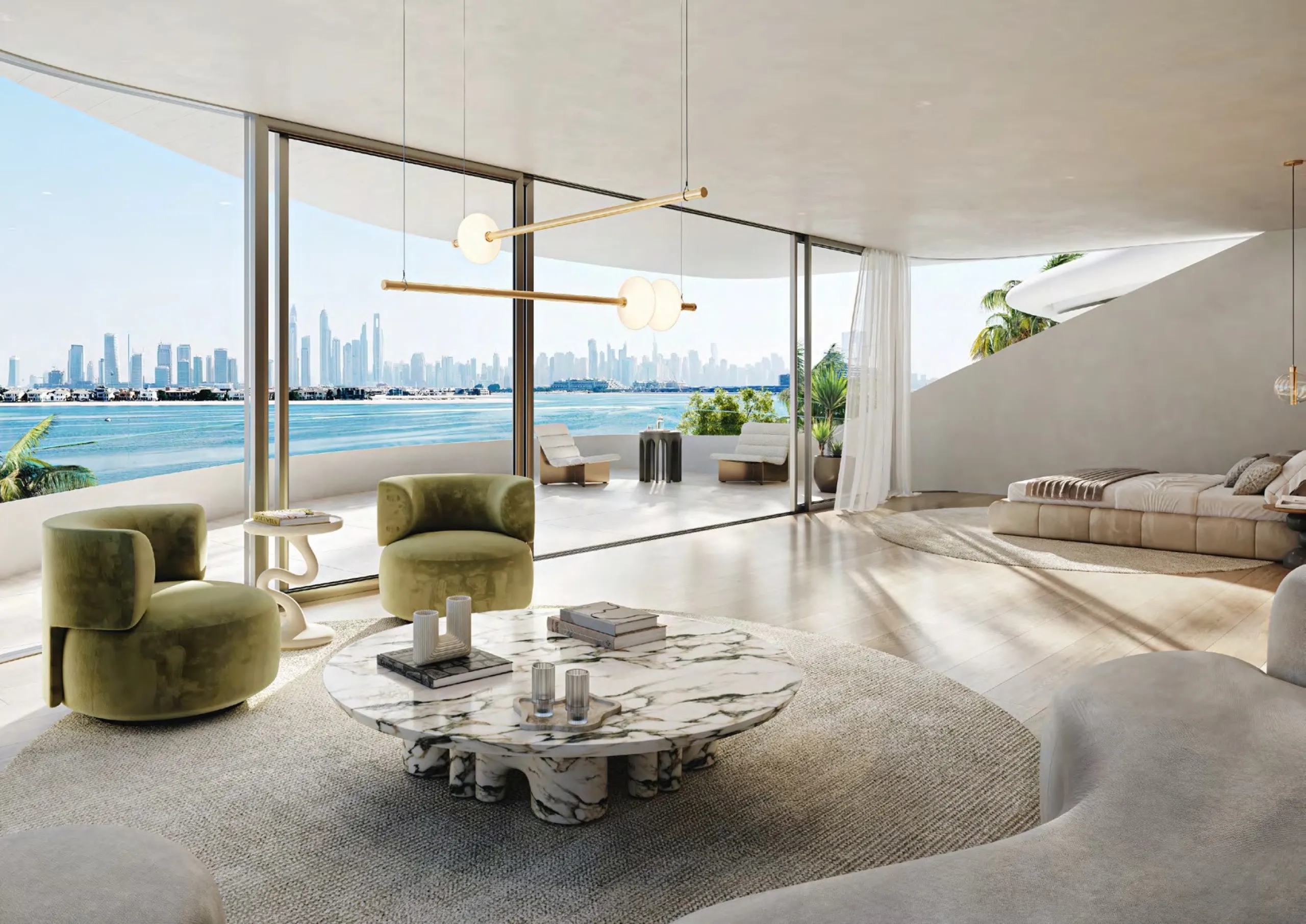 Exclusive New-Build Beach Mansions with Infinity Pool and Direct Beach Access on Palm Jumeirah, Dubai