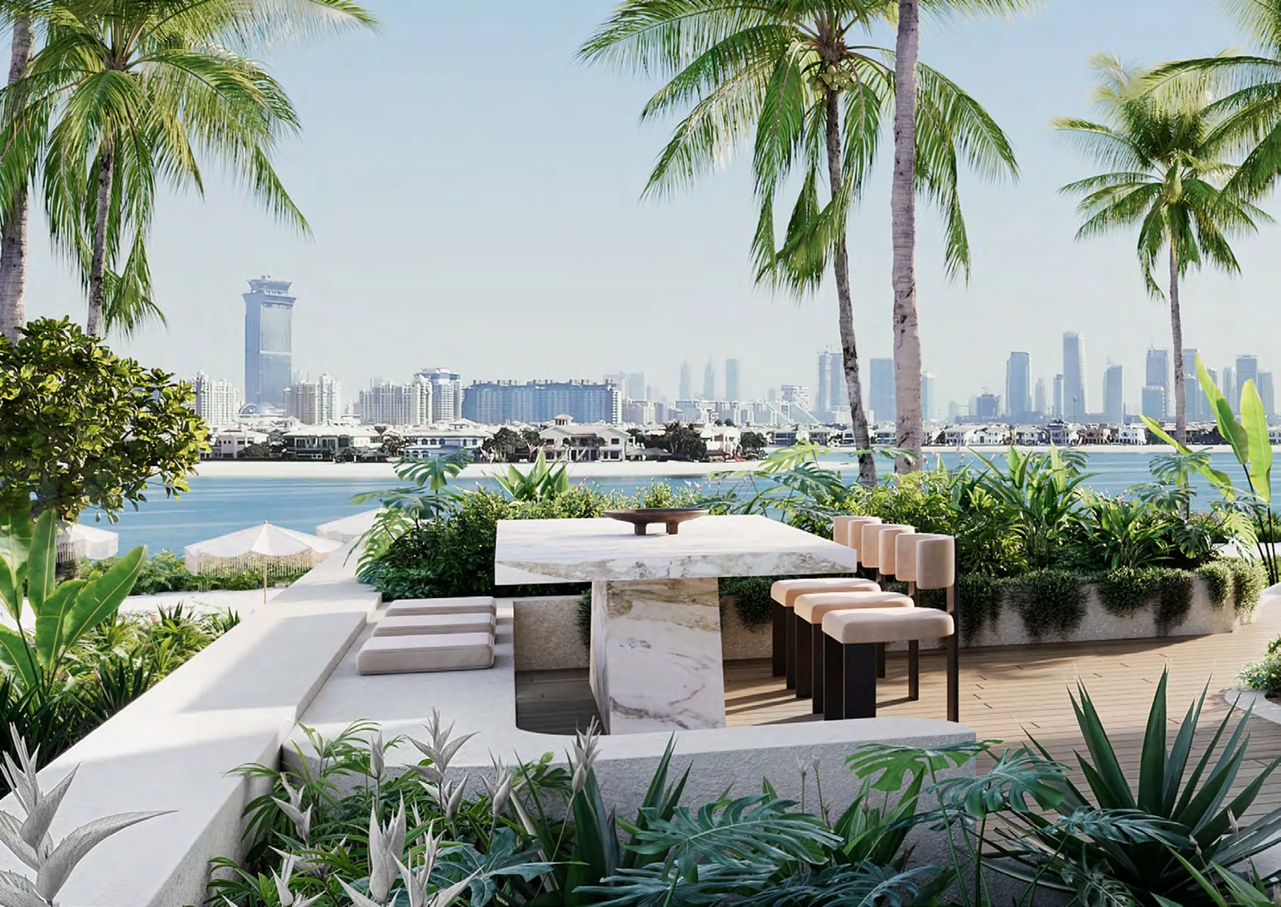 Exclusive New-Build Beach Mansions with Infinity Pool and Direct Beach Access on Palm Jumeirah, Dubai
