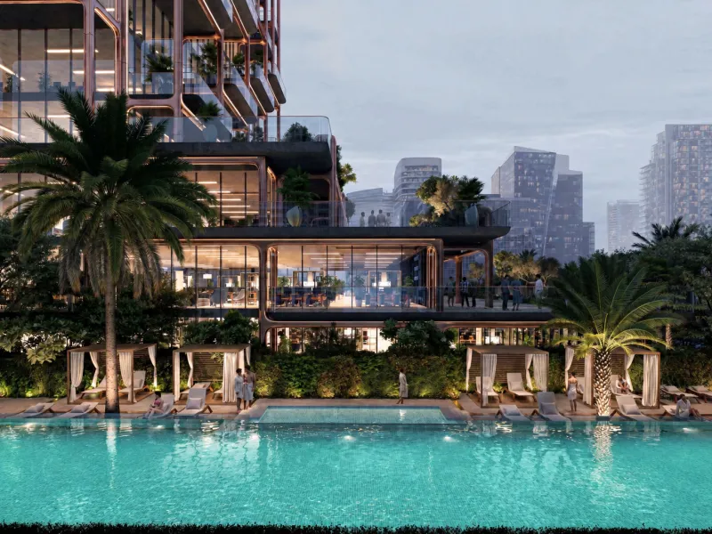Spectacular New-Build Apartments and Duplexes in a Sculptural Architectural Tower with Skyline Views in Meydan, Dubai