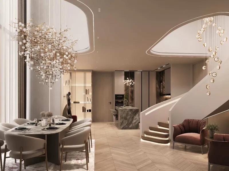 Spectacular New-Build Apartments and Duplexes in a Sculptural Architectural Tower with Skyline Views in Meydan, Dubai