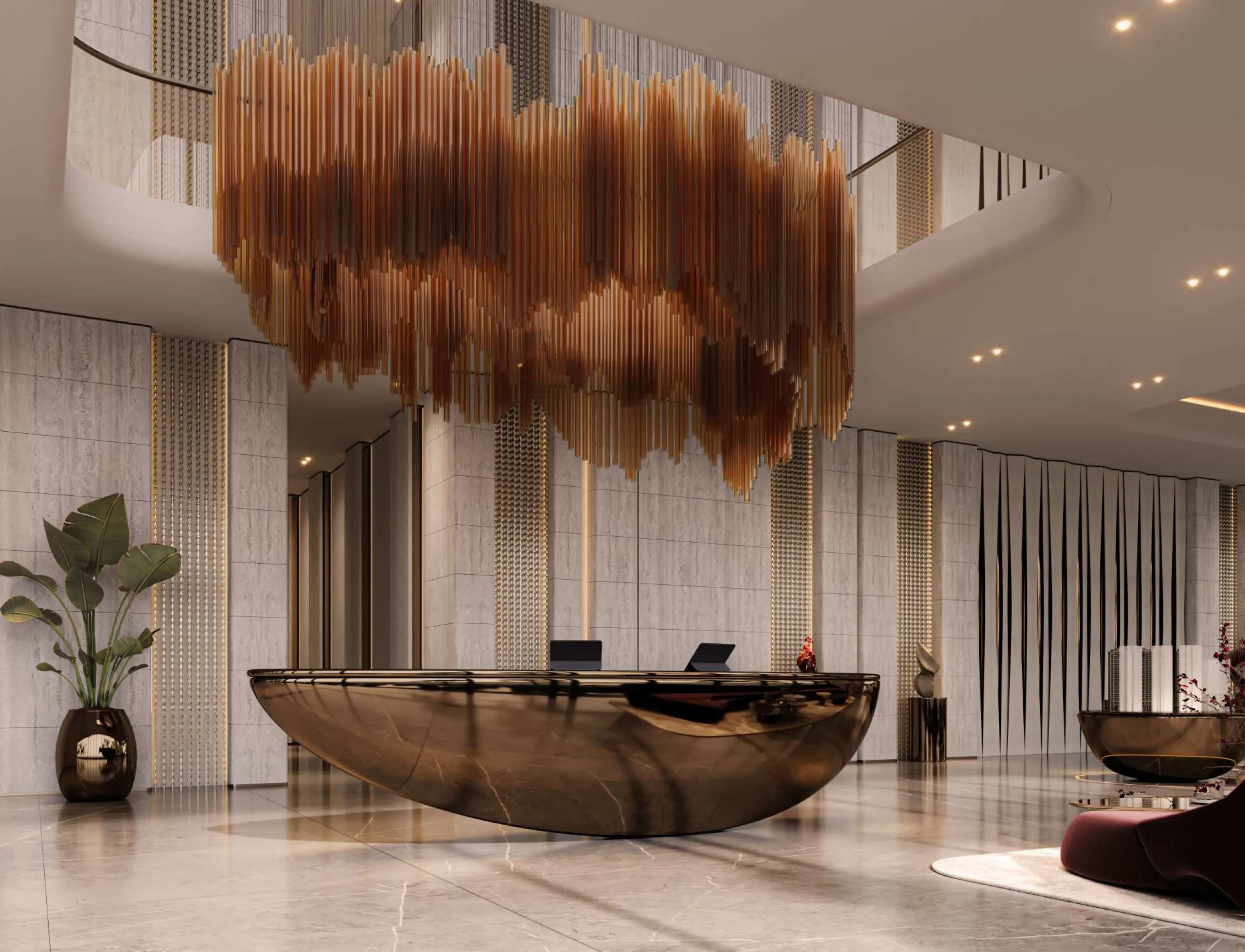 Spectacular New-Build Apartments and Duplexes in a Sculptural Architectural Tower with Skyline Views in Meydan, Dubai