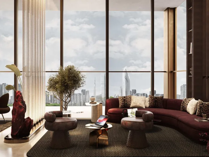 Spectacular New-Build Apartments and Duplexes in a Sculptural Architectural Tower with Skyline Views in Meydan, Dubai