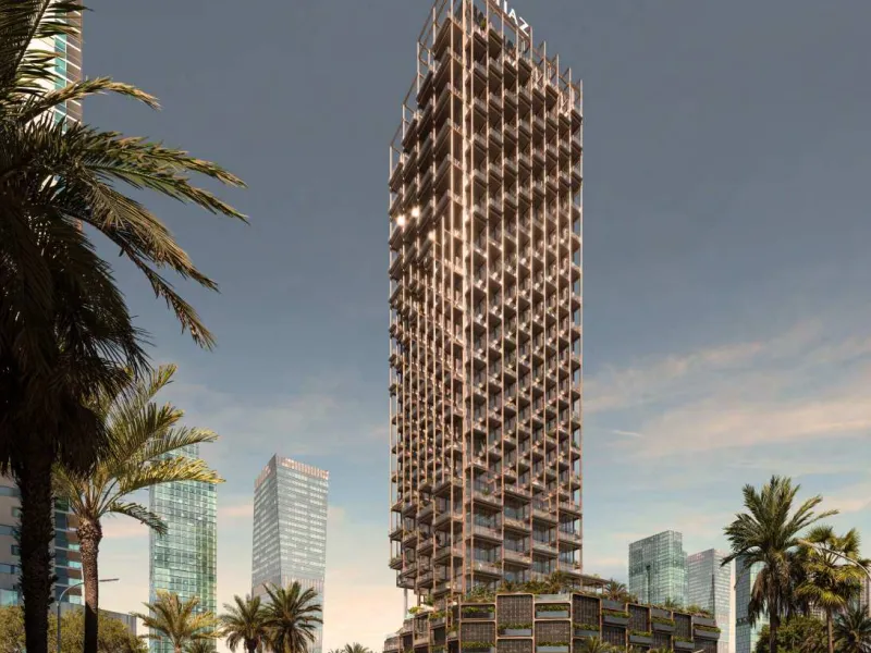Spectacular New-Build Apartments and Duplexes in a Sculptural Architectural Tower with Skyline Views in Meydan, Dubai