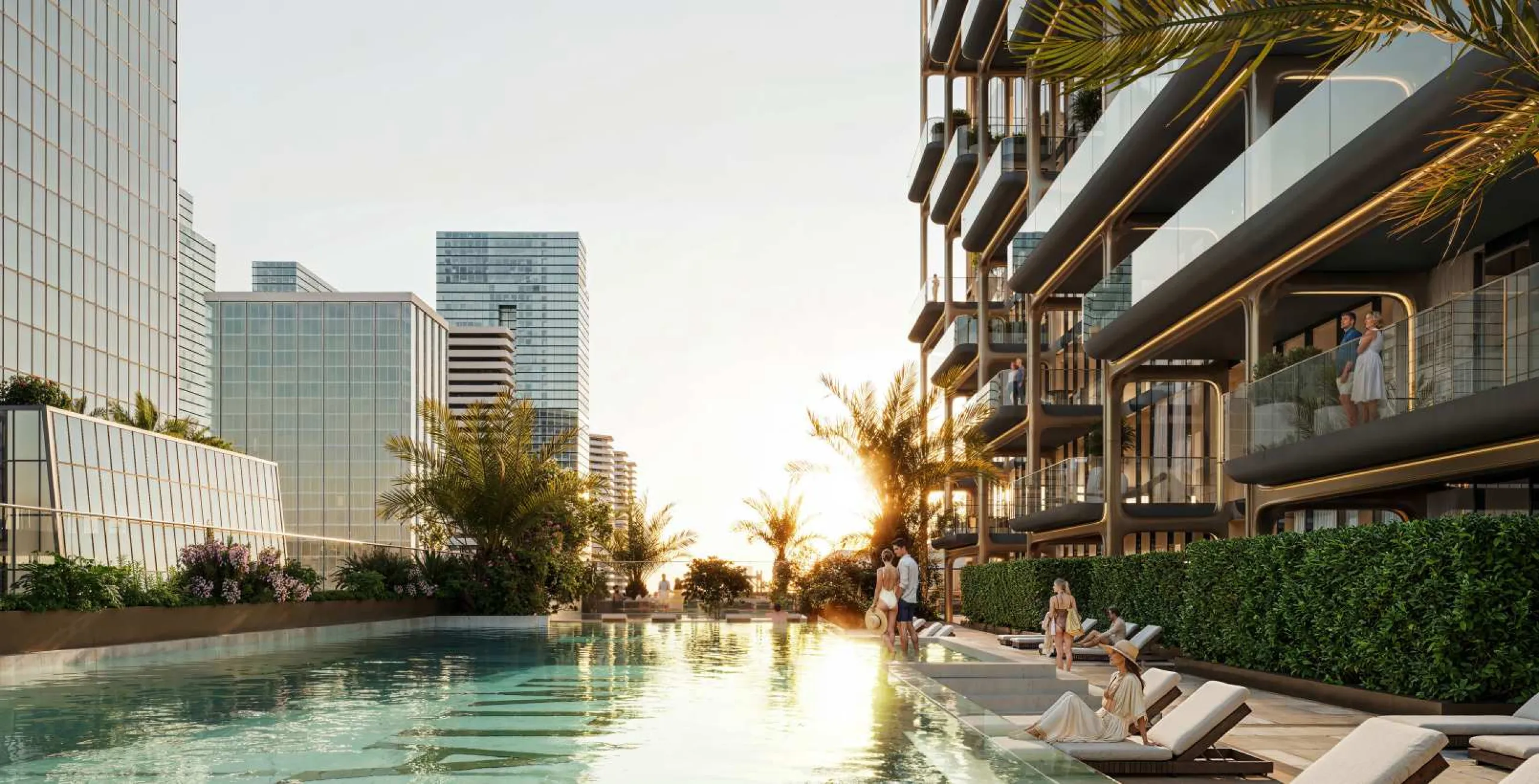 Spectacular New-Build Apartments and Duplexes in a Sculptural Architectural Tower with Skyline Views in Meydan, Dubai