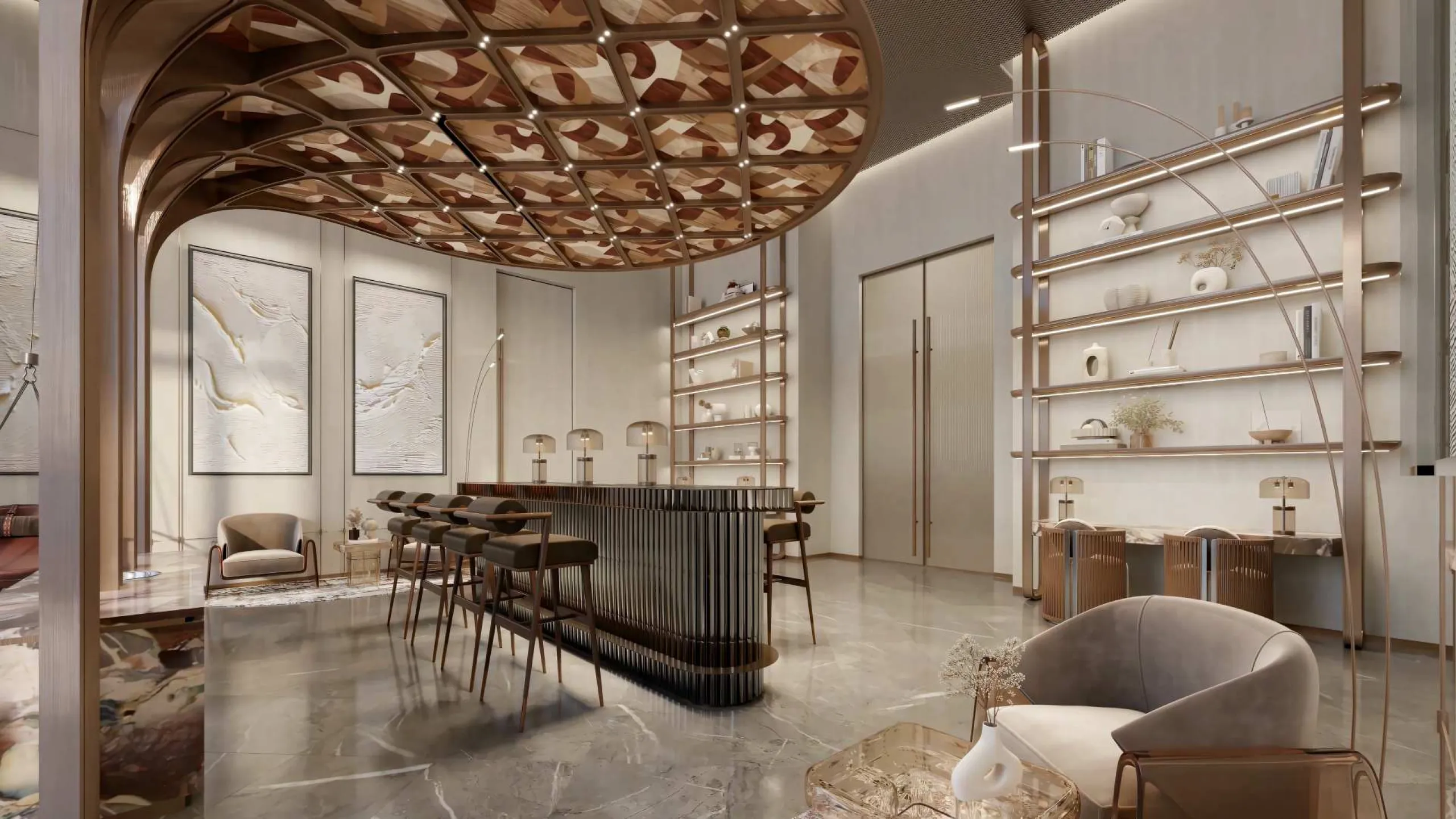Spectacular New-Build Apartments and Duplexes in a Sculptural Architectural Tower with Skyline Views in Meydan, Dubai