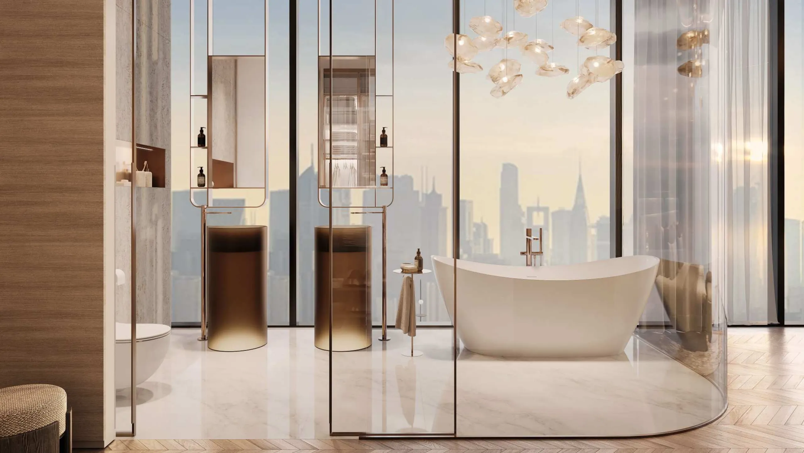 Spectacular New-Build Apartments and Duplexes in a Sculptural Architectural Tower with Skyline Views in Meydan, Dubai