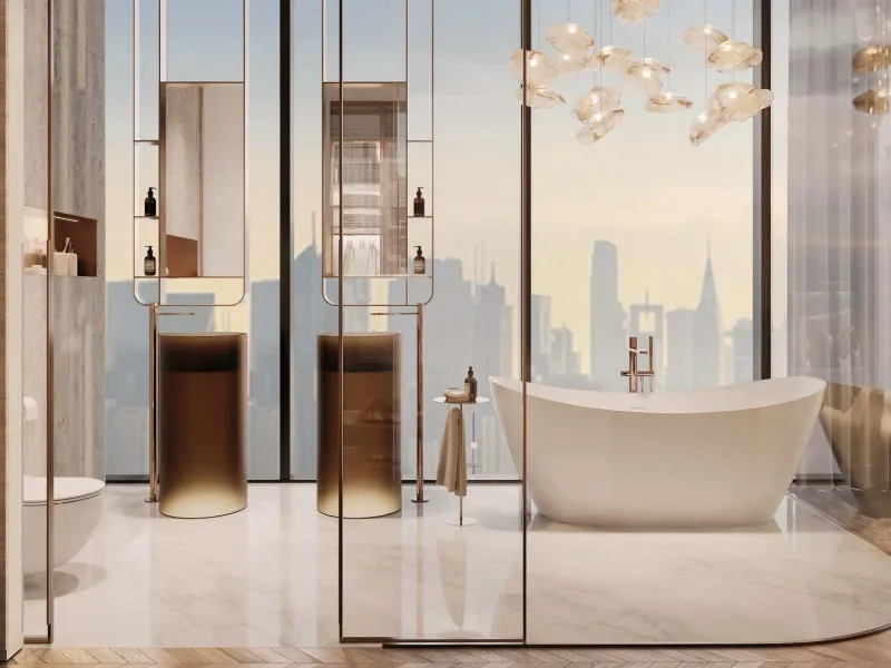 Spectacular New-Build Apartments and Duplexes in a Sculptural Architectural Tower with Skyline Views in Meydan, Dubai