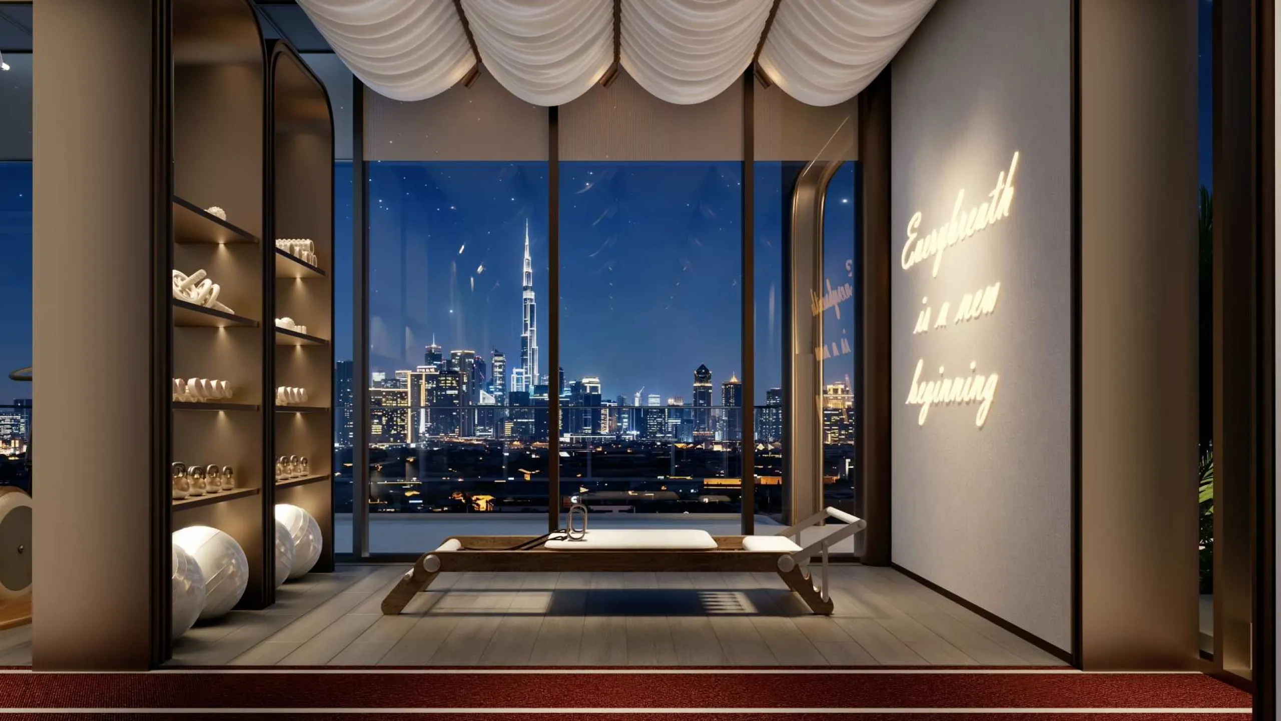 Spectacular New-Build Apartments and Duplexes in a Sculptural Architectural Tower with Skyline Views in Meydan, Dubai