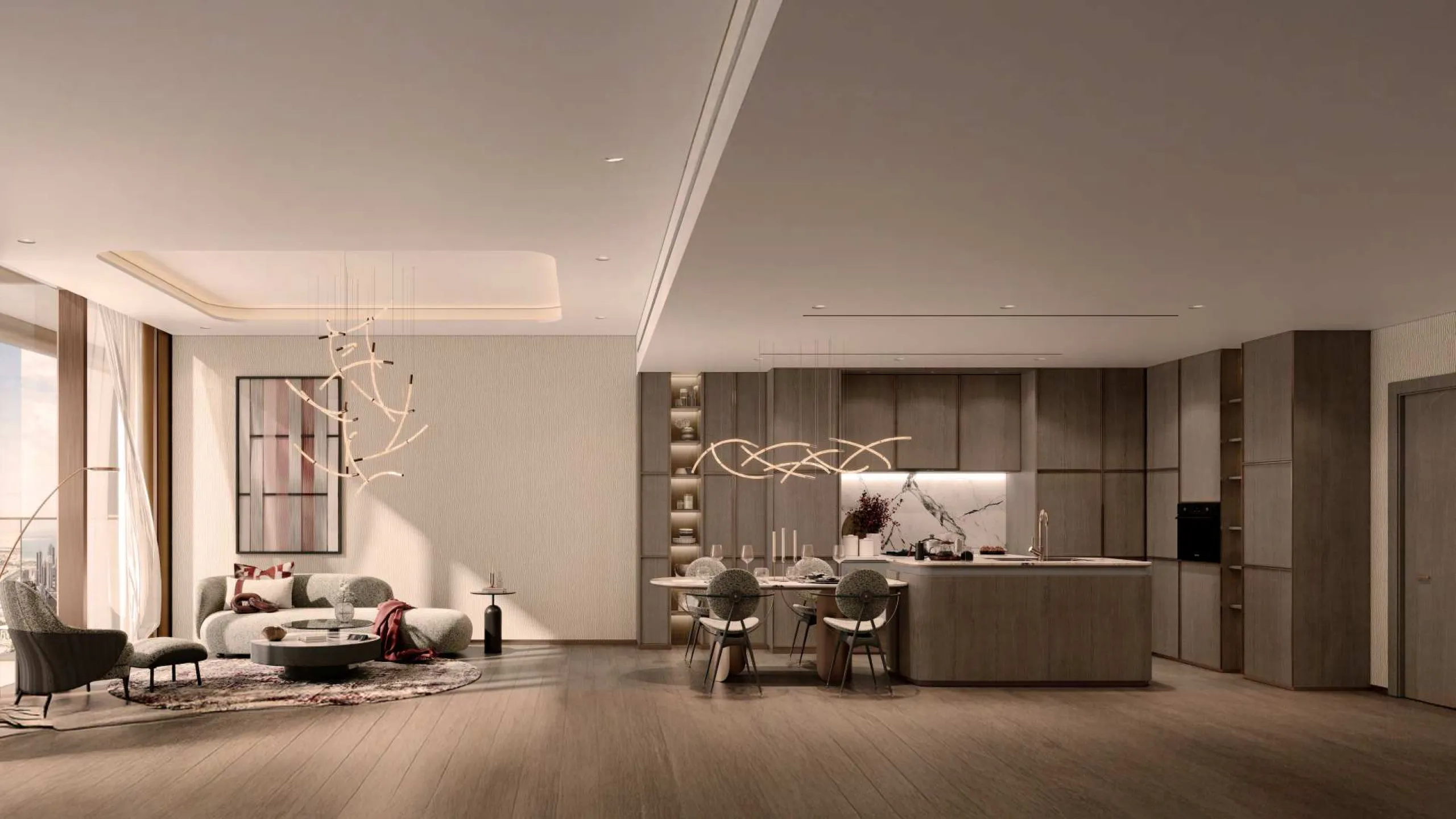 Spectacular New-Build Apartments and Duplexes in a Sculptural Architectural Tower with Skyline Views in Meydan, Dubai