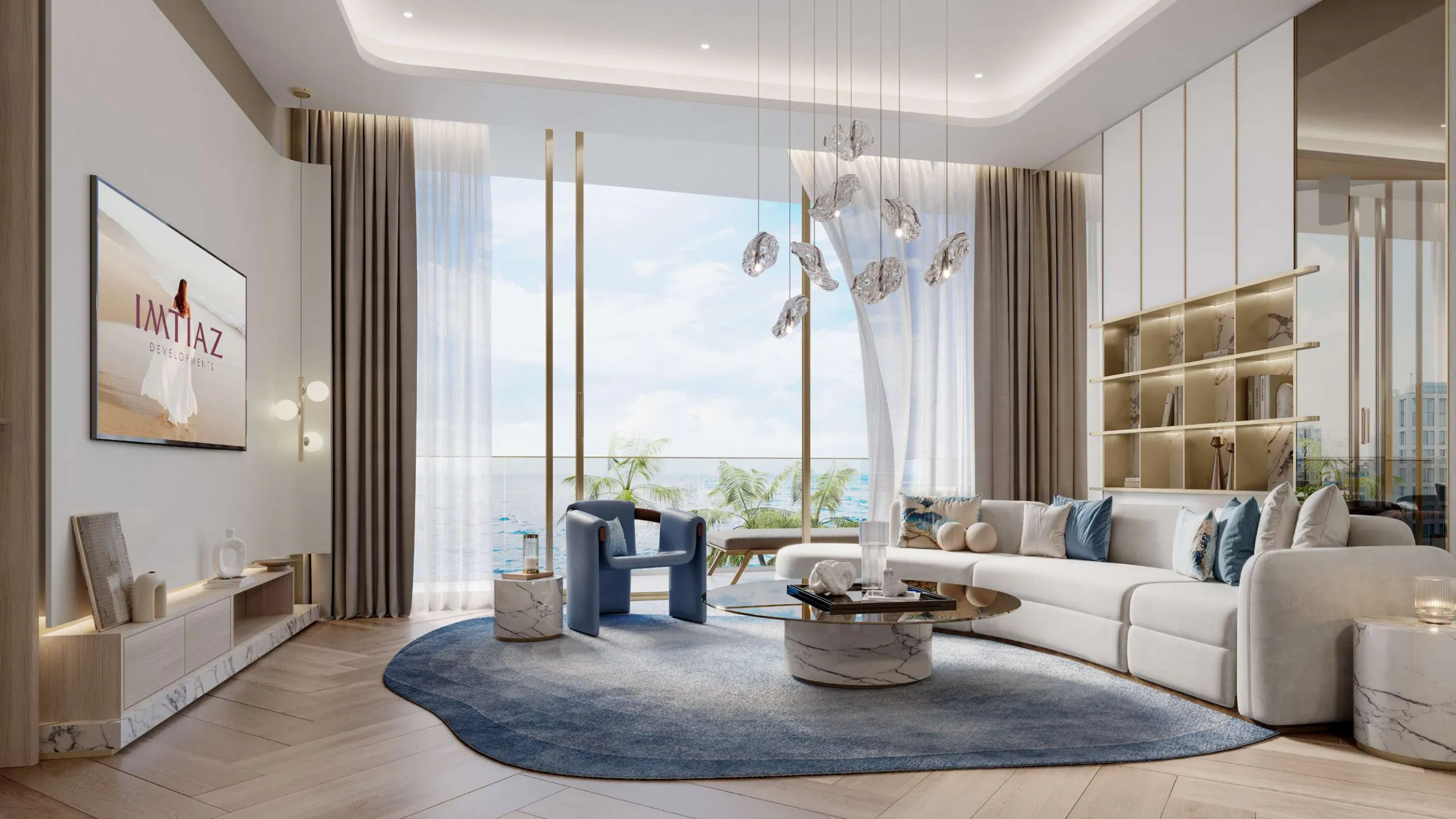 Spectacular Fully Furnished New-Build Apartments and Duplexes with Glass-Bottom Rooftop Pool on Dubai Islands, Dubai