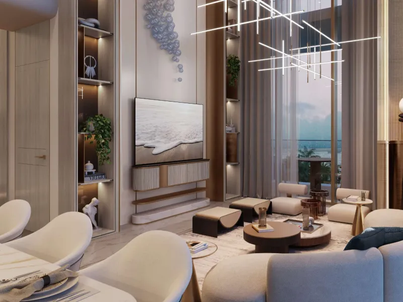 Spectacular Fully Furnished New-Build Apartments and Duplexes with Glass-Bottom Rooftop Pool on Dubai Islands, Dubai