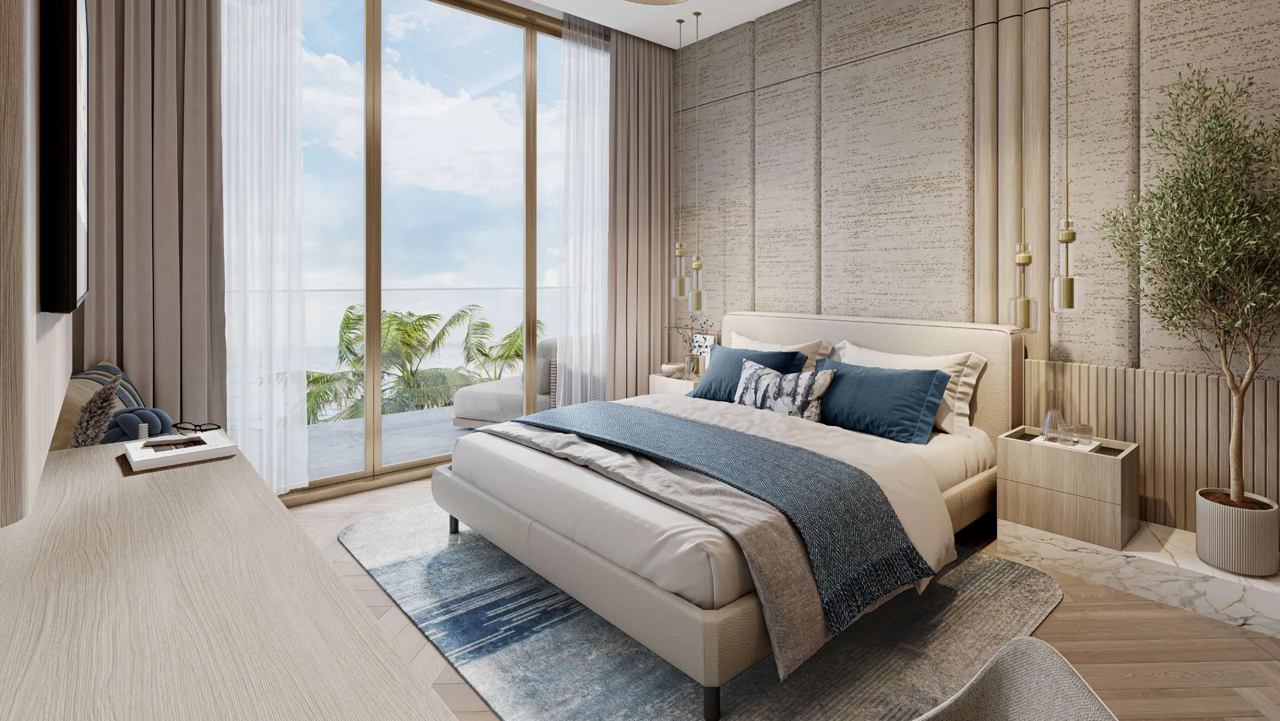 Spectacular Fully Furnished New-Build Apartments and Duplexes with Glass-Bottom Rooftop Pool on Dubai Islands, Dubai
