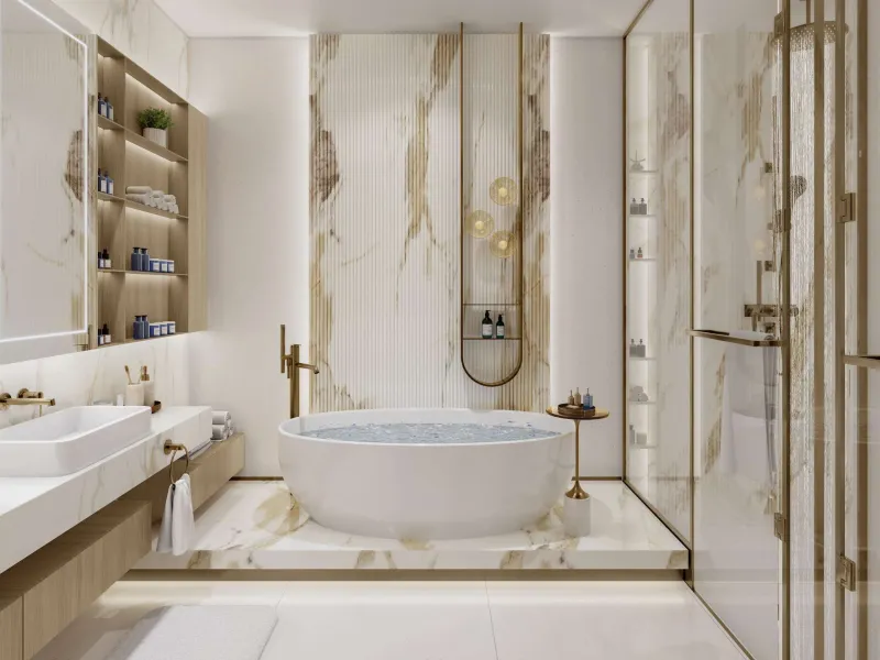 Spectacular Fully Furnished New-Build Apartments and Duplexes with Glass-Bottom Rooftop Pool on Dubai Islands, Dubai
