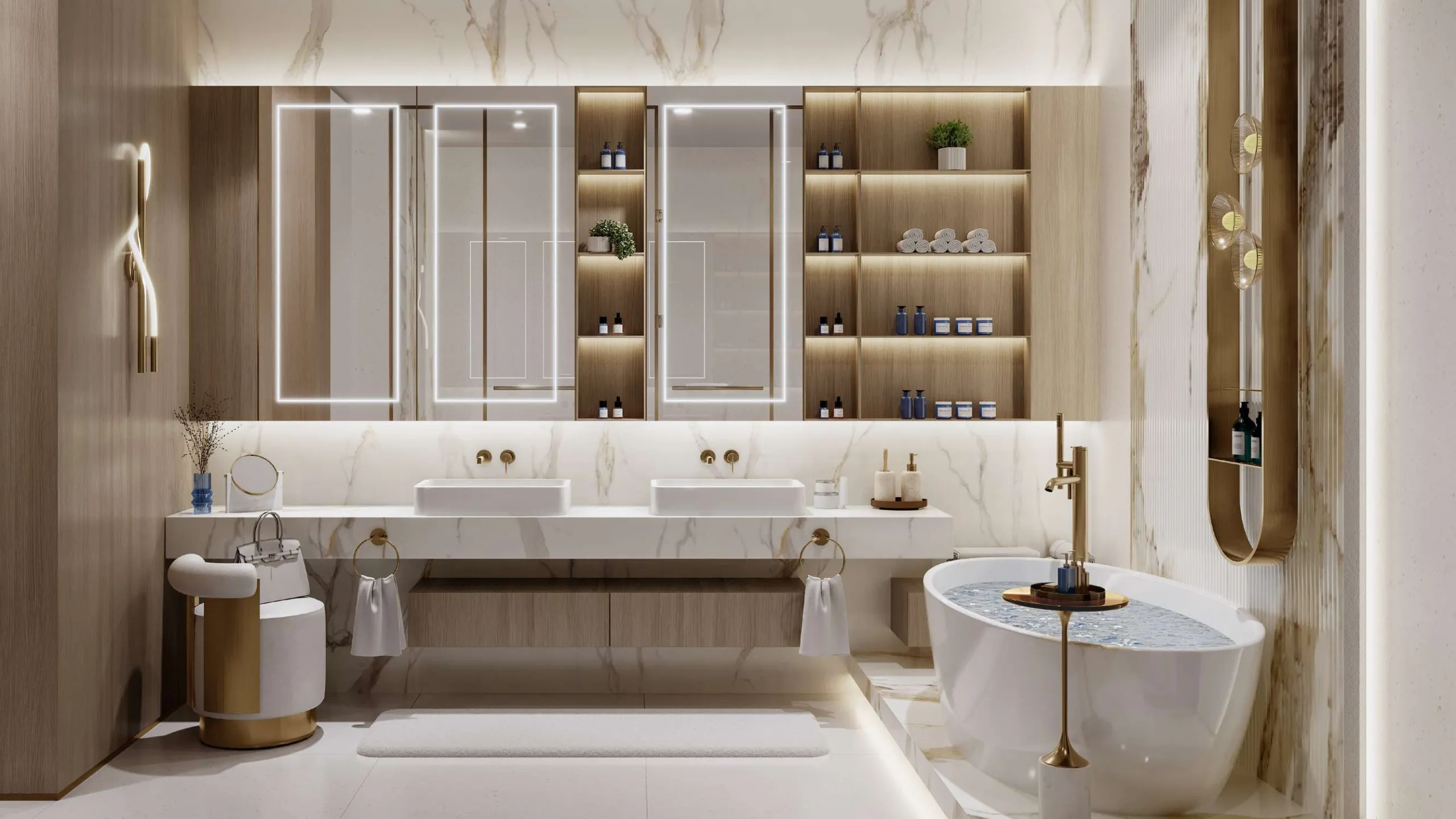 Spectacular Fully Furnished New-Build Apartments and Duplexes with Glass-Bottom Rooftop Pool on Dubai Islands, Dubai