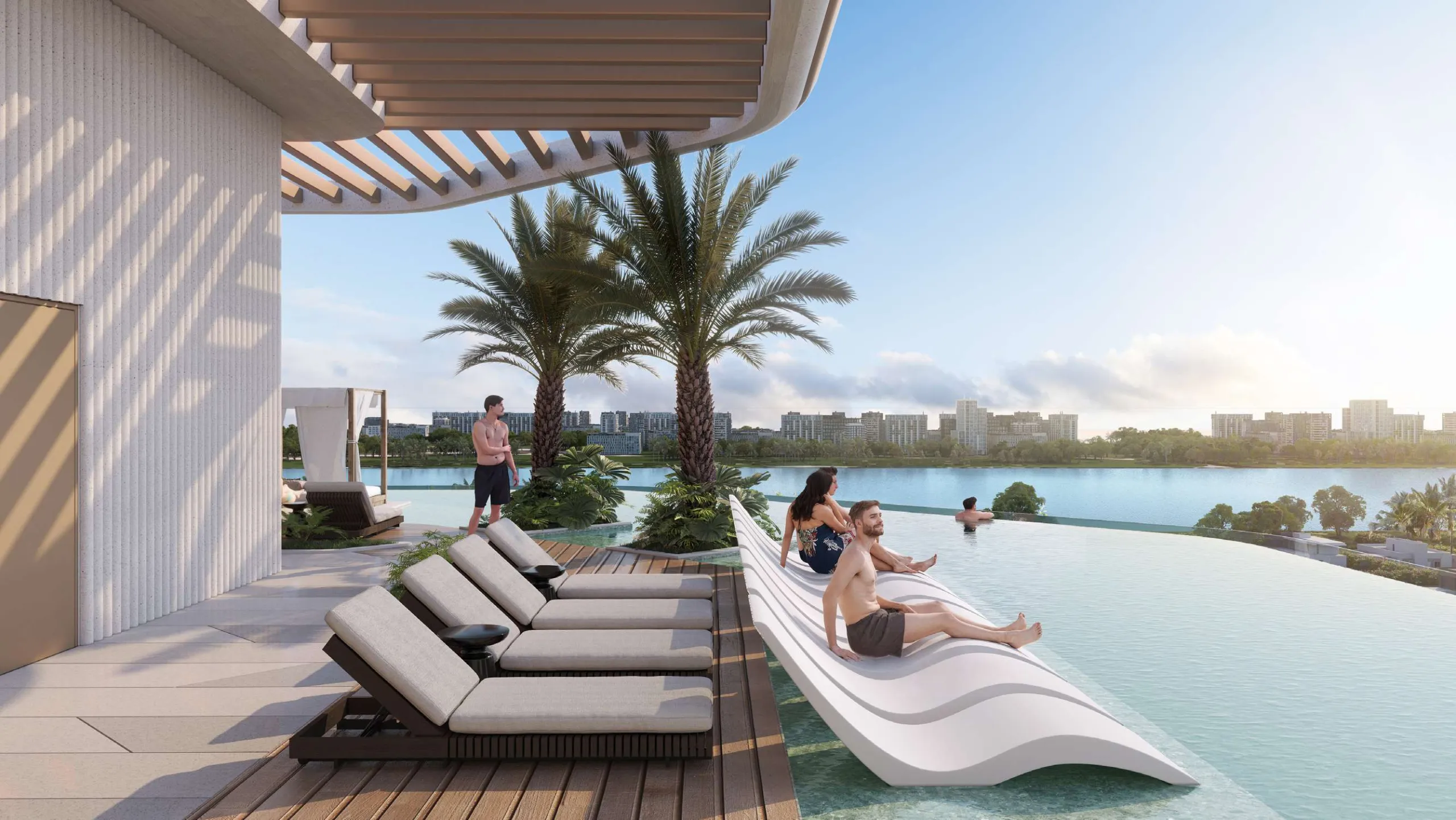 Spectacular Fully Furnished New-Build Apartments and Duplexes with Glass-Bottom Rooftop Pool on Dubai Islands, Dubai