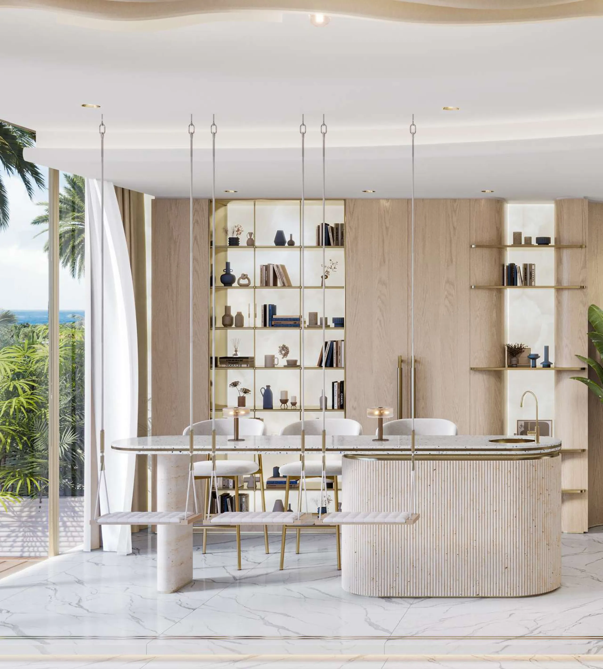 Spectacular Fully Furnished New-Build Apartments and Duplexes with Glass-Bottom Rooftop Pool on Dubai Islands, Dubai