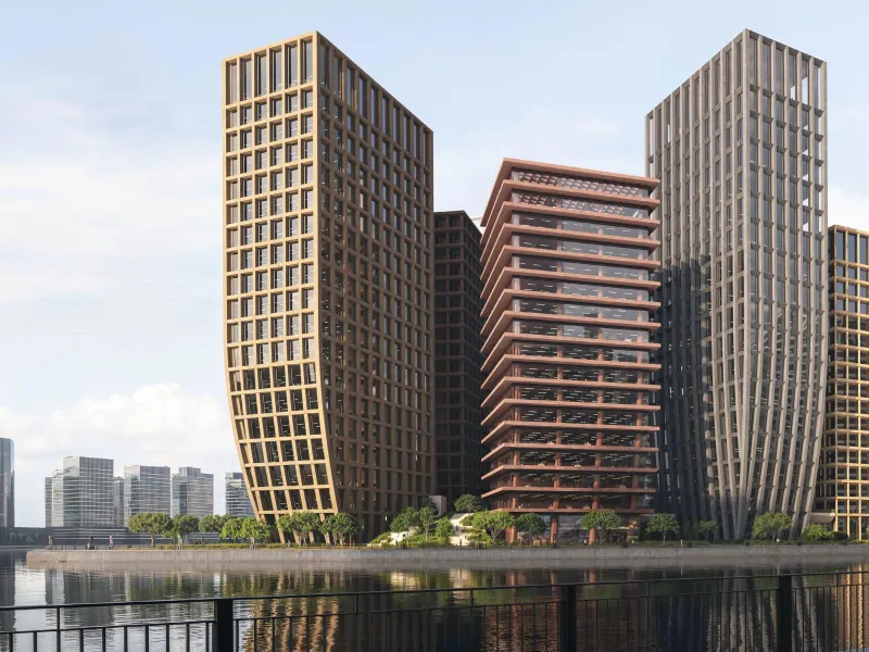 Investitionsgelegenheit in Grade-A-Neubaubüros in erster Reihe am Dubai Water Canal in Business Bay, Dubai