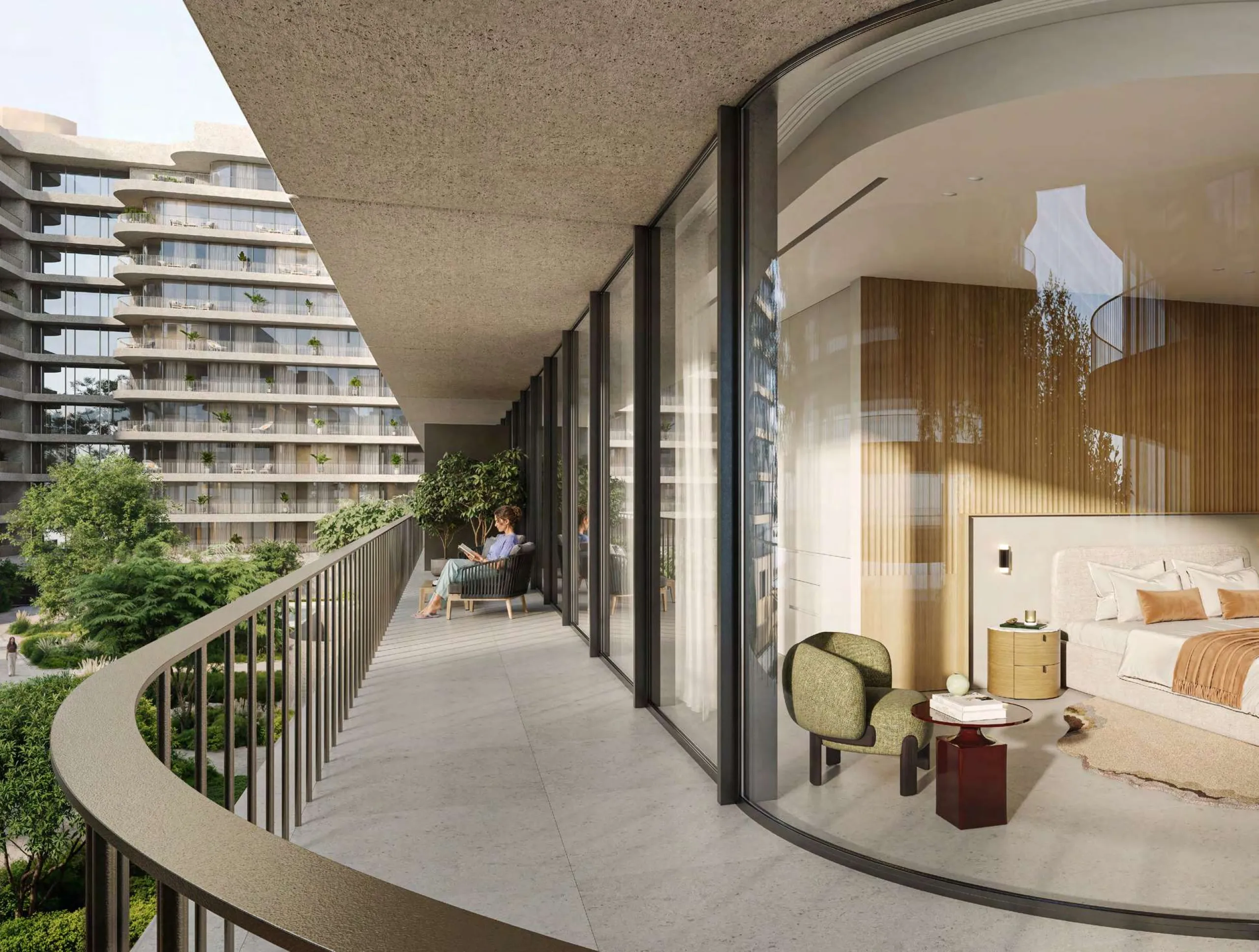 Exklusive Neubau-Apartments mit Hotelservice, fünf Pools, Spa und privatem Concierge neben dem Al Safa Park in Al Wasl, Dubai