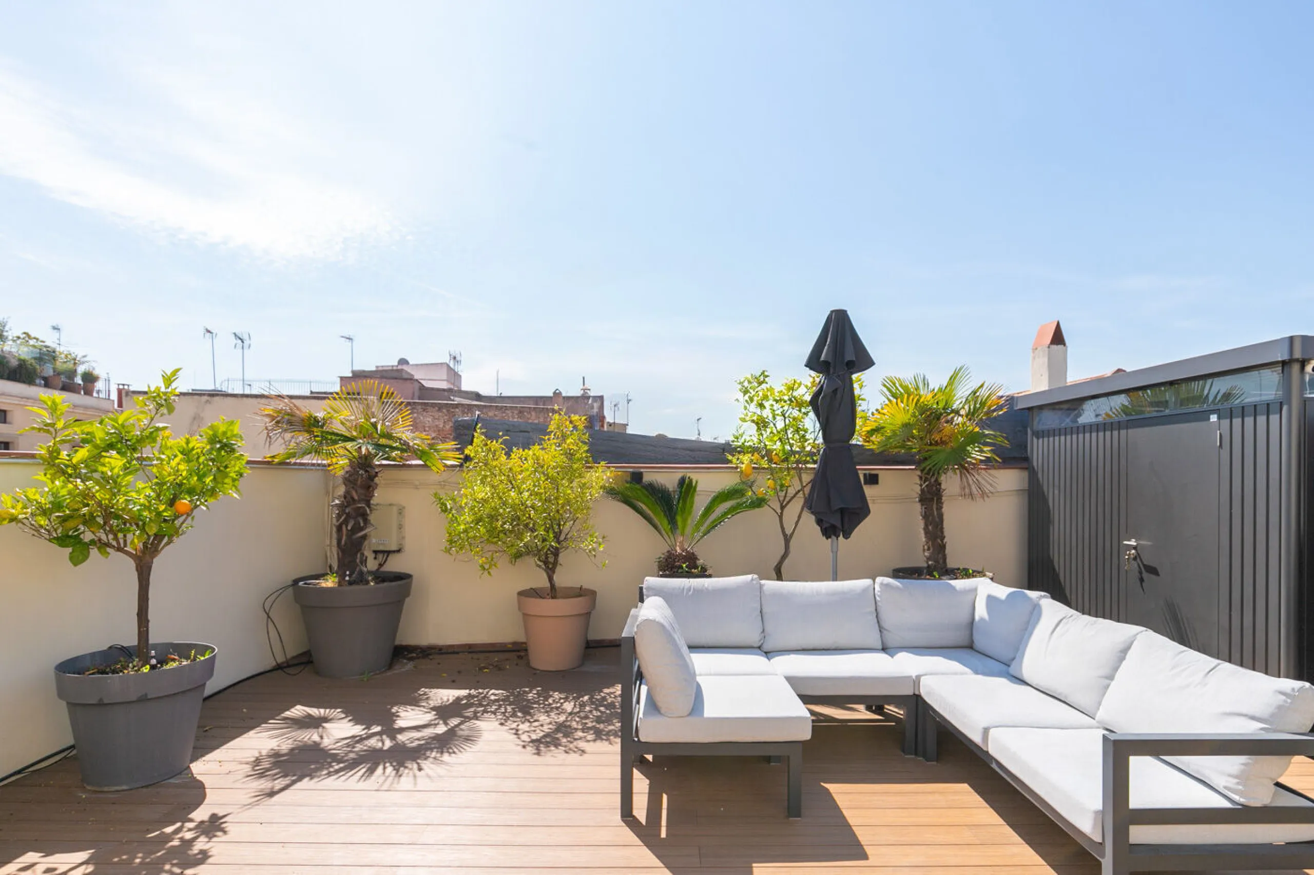 Historic Elegance with Private Terrace in the Heart of the Gothic Quarter, Barcelona