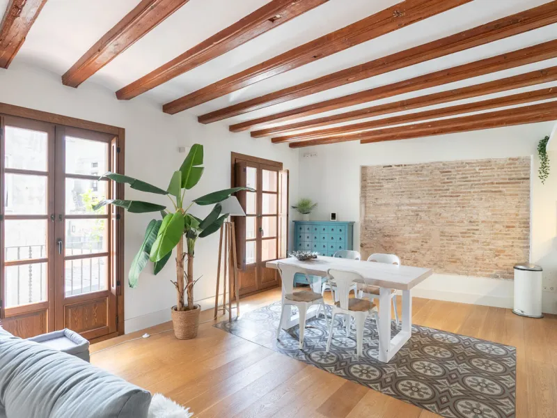 Historic Elegance with Private Terrace in the Heart of the Gothic Quarter, Barcelona