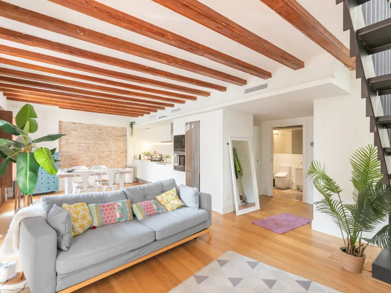 Historic Elegance with Private Terrace in the Heart of the Gothic Quarter, Barcelona