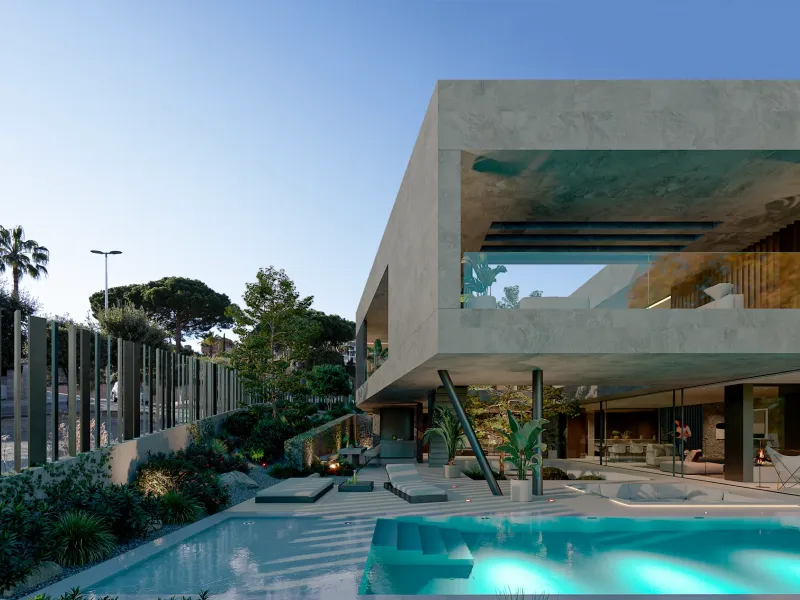 Villa familiar de alta gama con vistas panorámicas al Mediterráneo en Teia, Barcelona