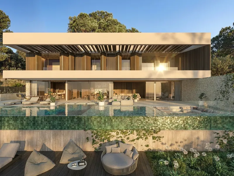 Villa de lujo de diseño con vistas al mar en Sant Andreu de Llavaneres, Barcelona