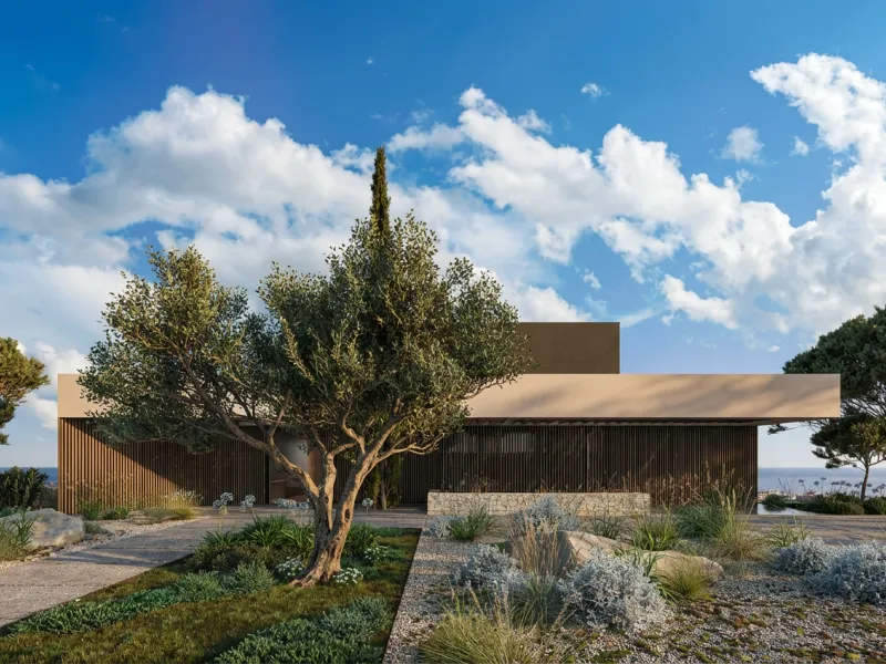 Villa de lujo de diseño con vistas al mar en Sant Andreu de Llavaneres, Barcelona