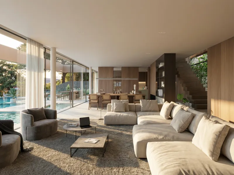 Villa de lujo de diseño con vistas al mar en Sant Andreu de Llavaneres, Barcelona
