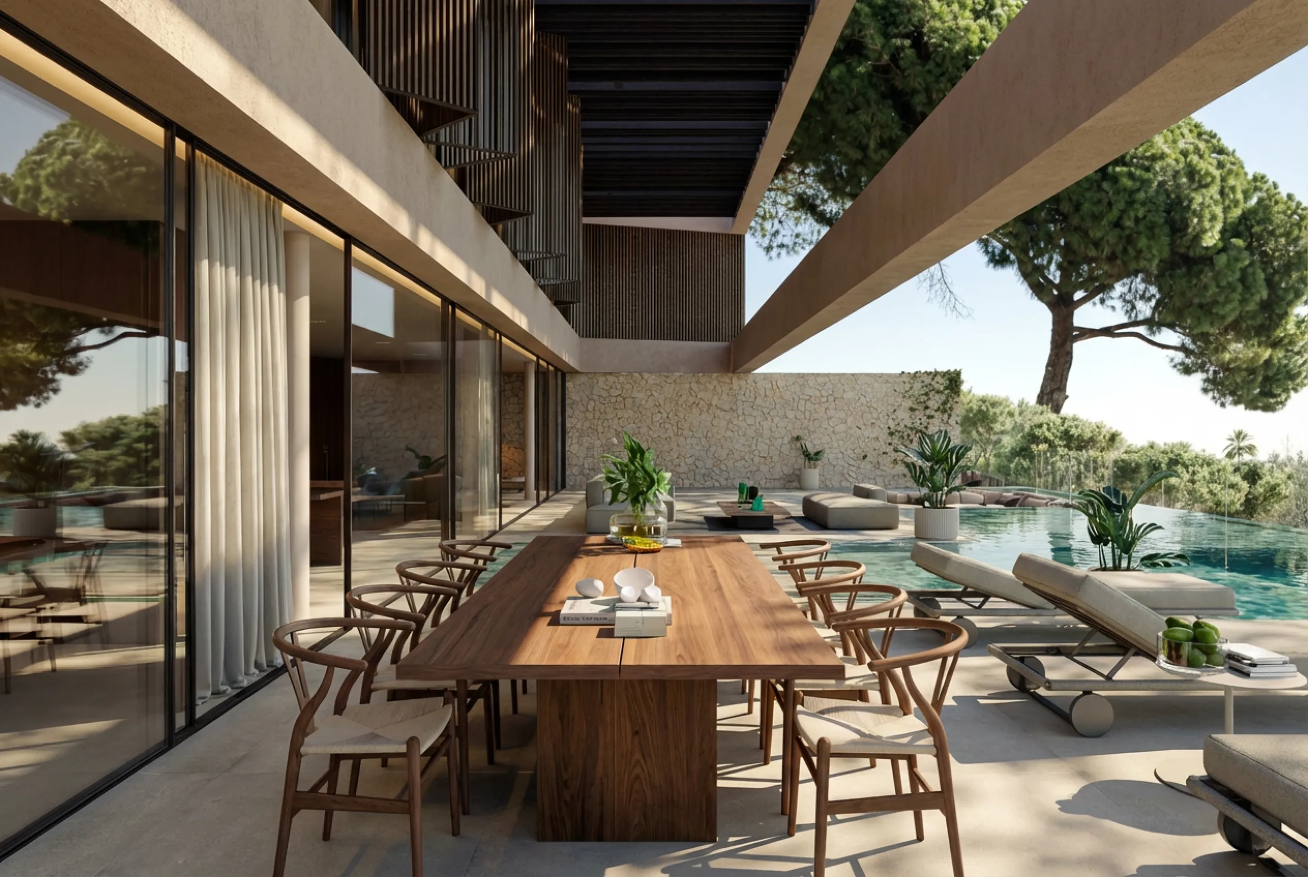 Villa de lujo de diseño con vistas al mar en Sant Andreu de Llavaneres, Barcelona