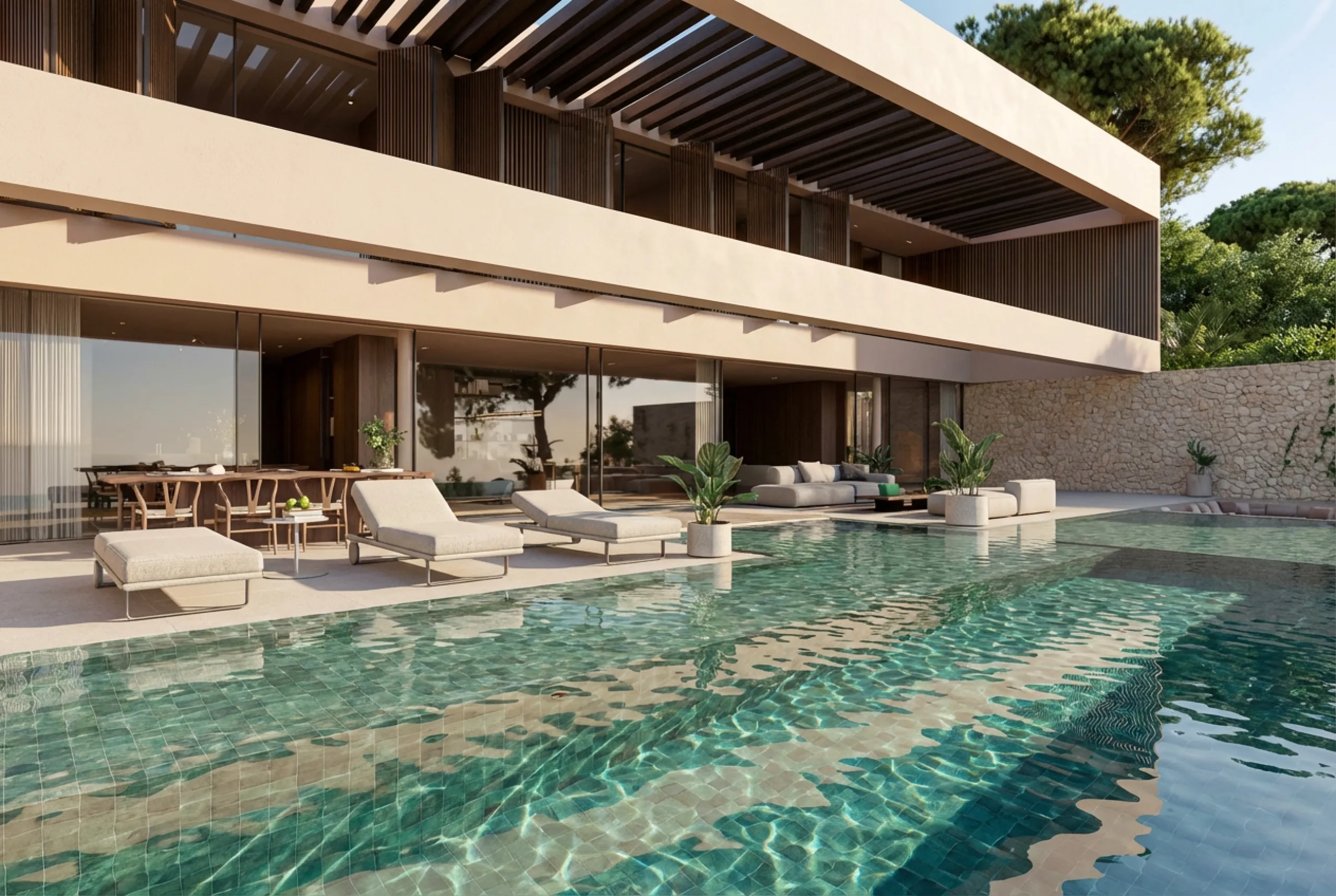 Villa de lujo de diseño con vistas al mar en Sant Andreu de Llavaneres, Barcelona