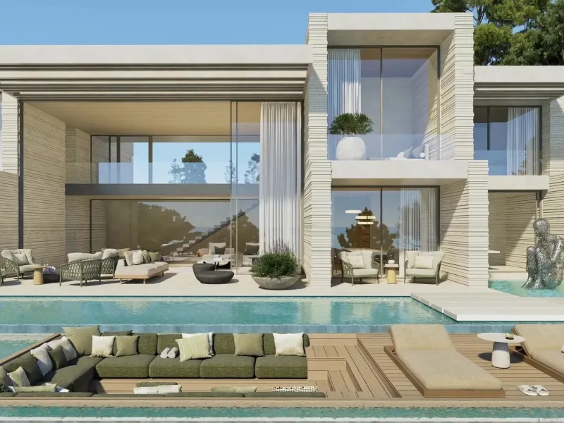Exclusiva villa de lujo con vistas panorámicas al mar en la prestigiosa zona de Supermaresme, Sant Andreu de Llavaneres, Barcelona
