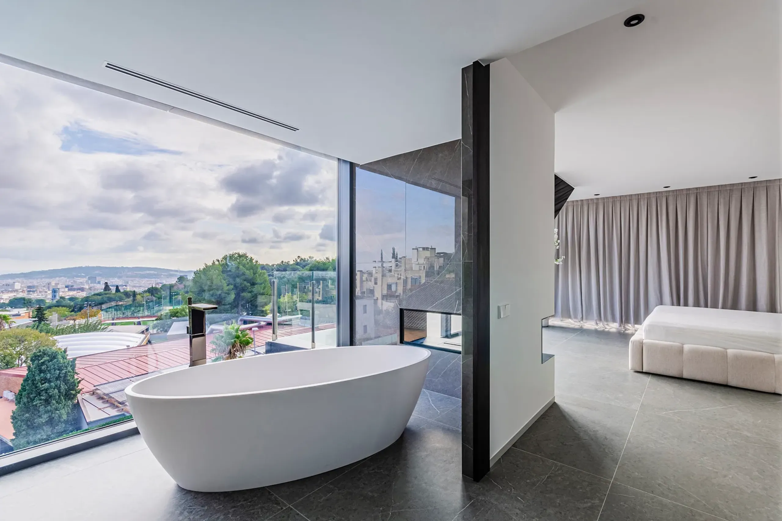 Villa de lujo de nueva construcción con vistas panorámicas en Sarria-Sant Gervasi, Barcelona